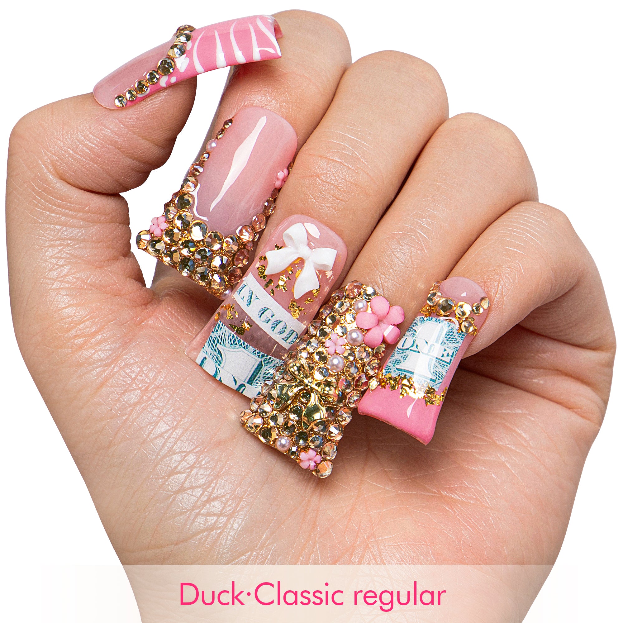 Pink Payday Handmade Nails H744