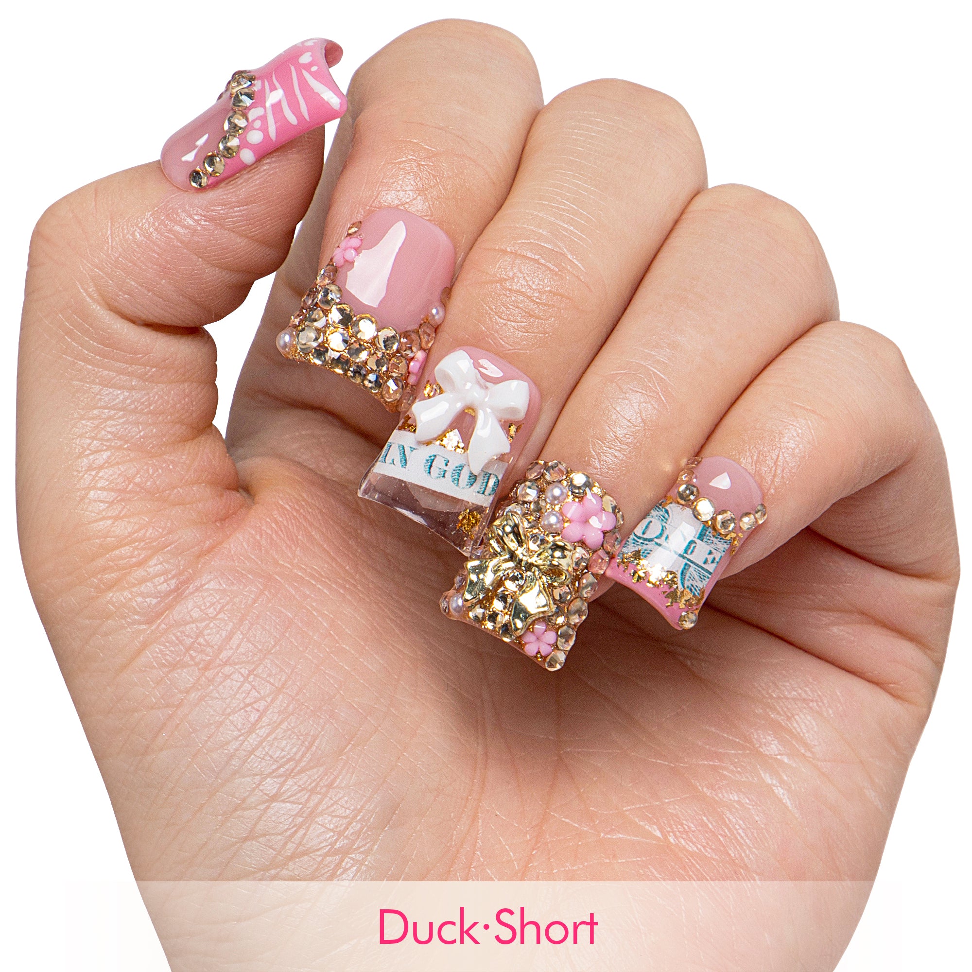 Pink Payday Handmade Nails H744