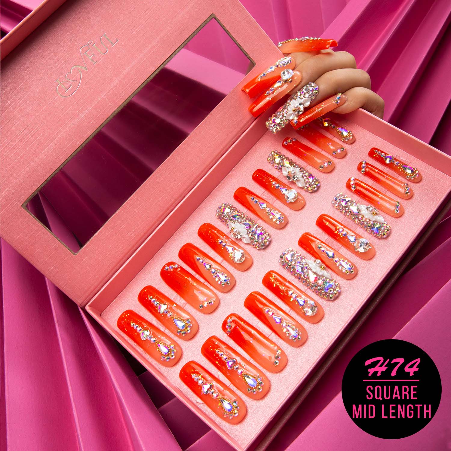 Sleeping Beauty press on nails