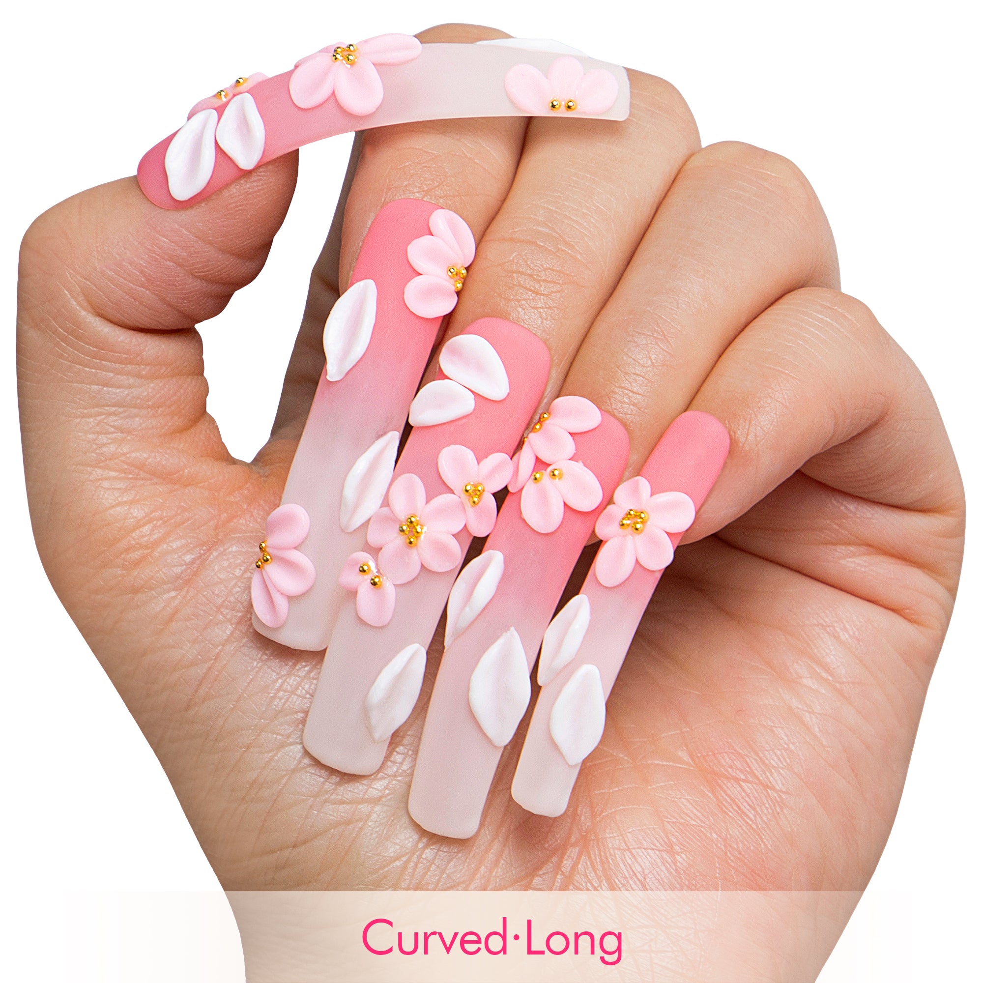 Sakura Petal Handmade Nails H756