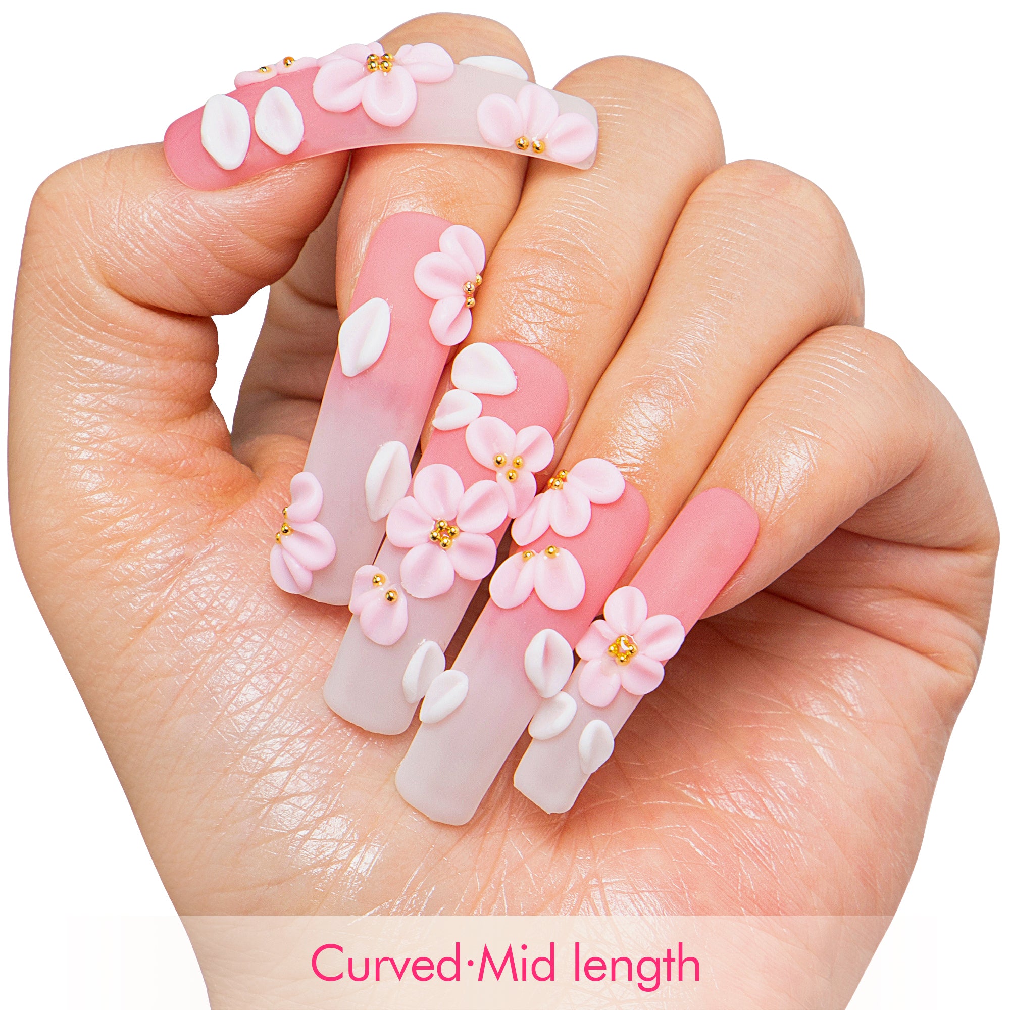 Sakura Petal Handmade Nails H756