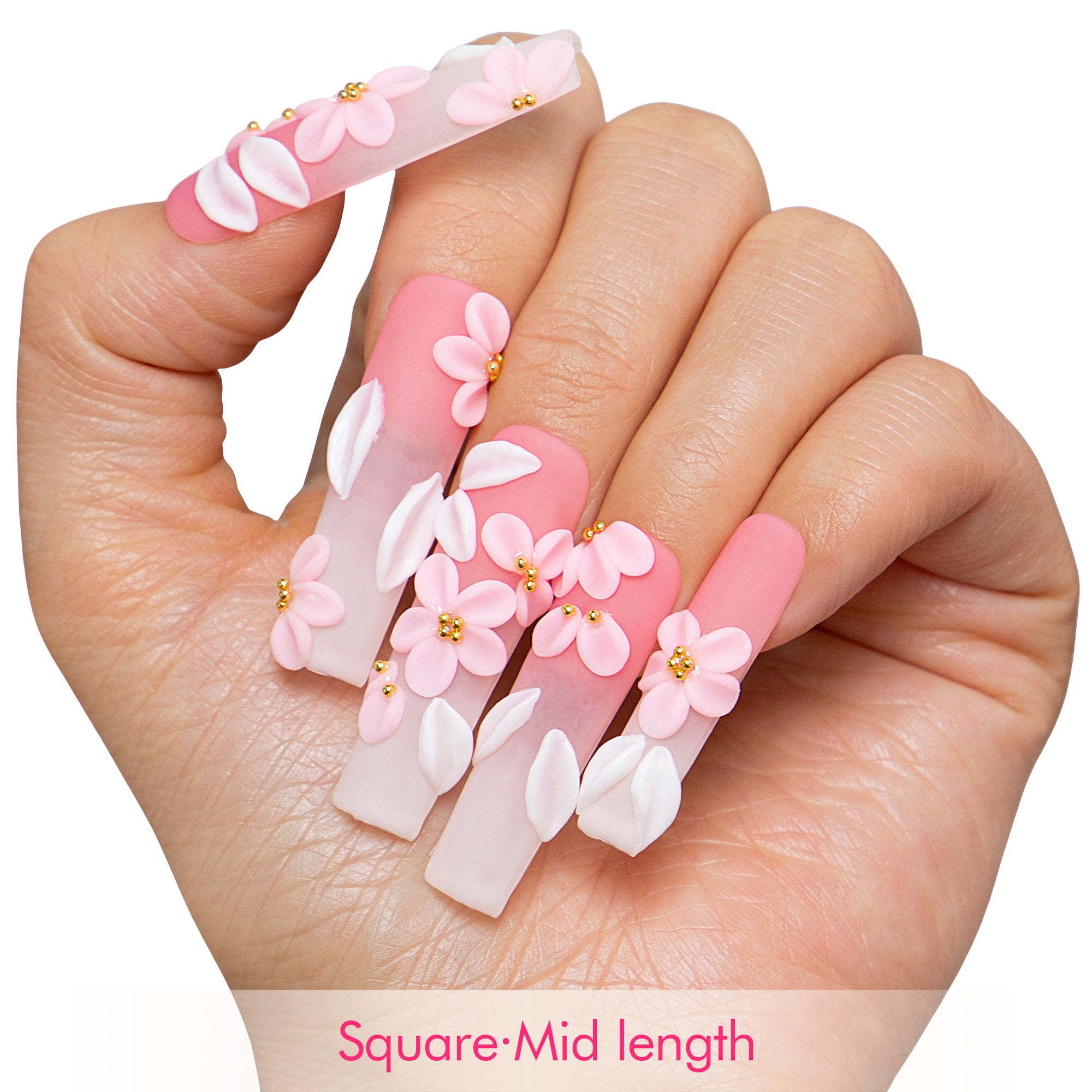 Sakura Petal Handmade Nails H756
