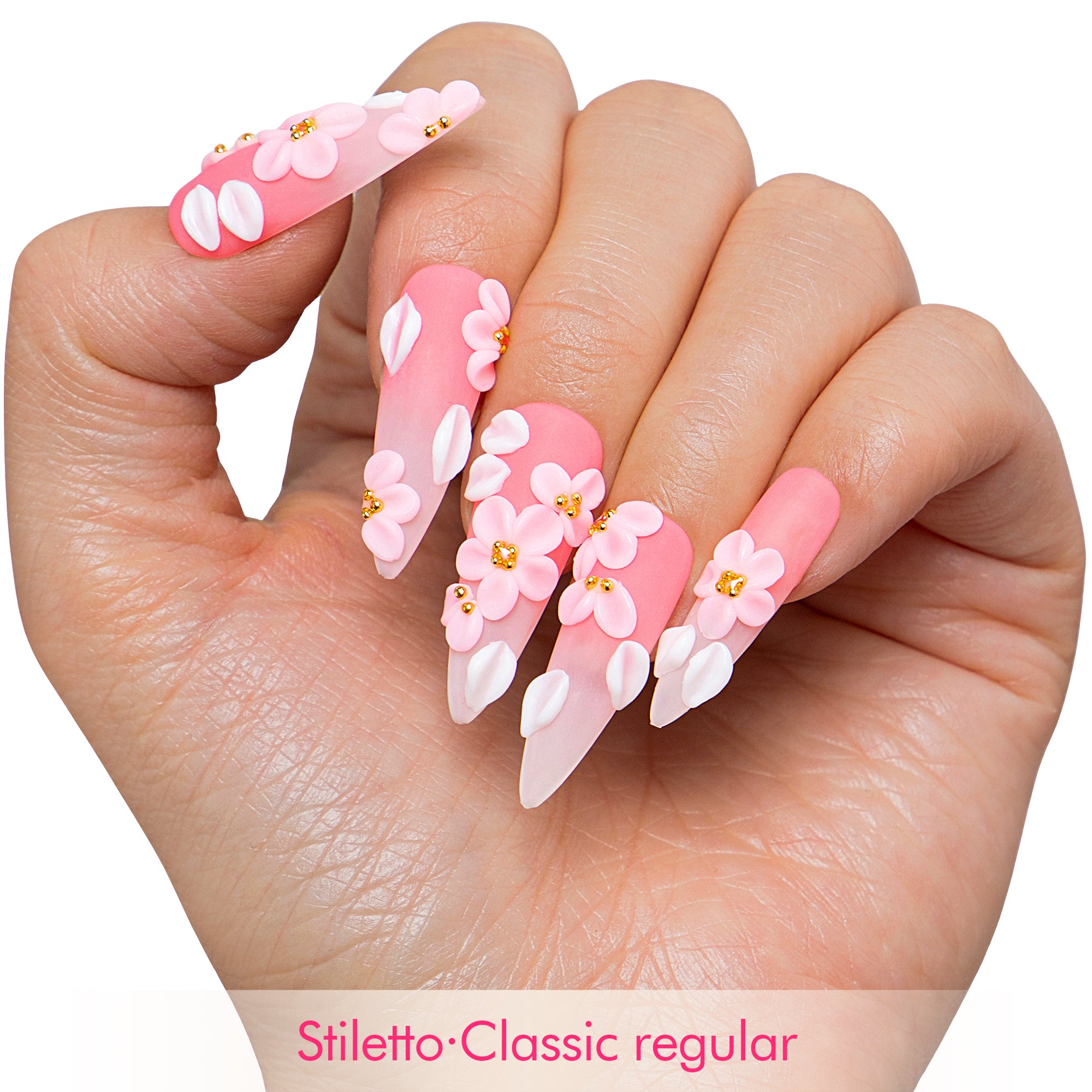 Sakura Petal Handmade Nails H756