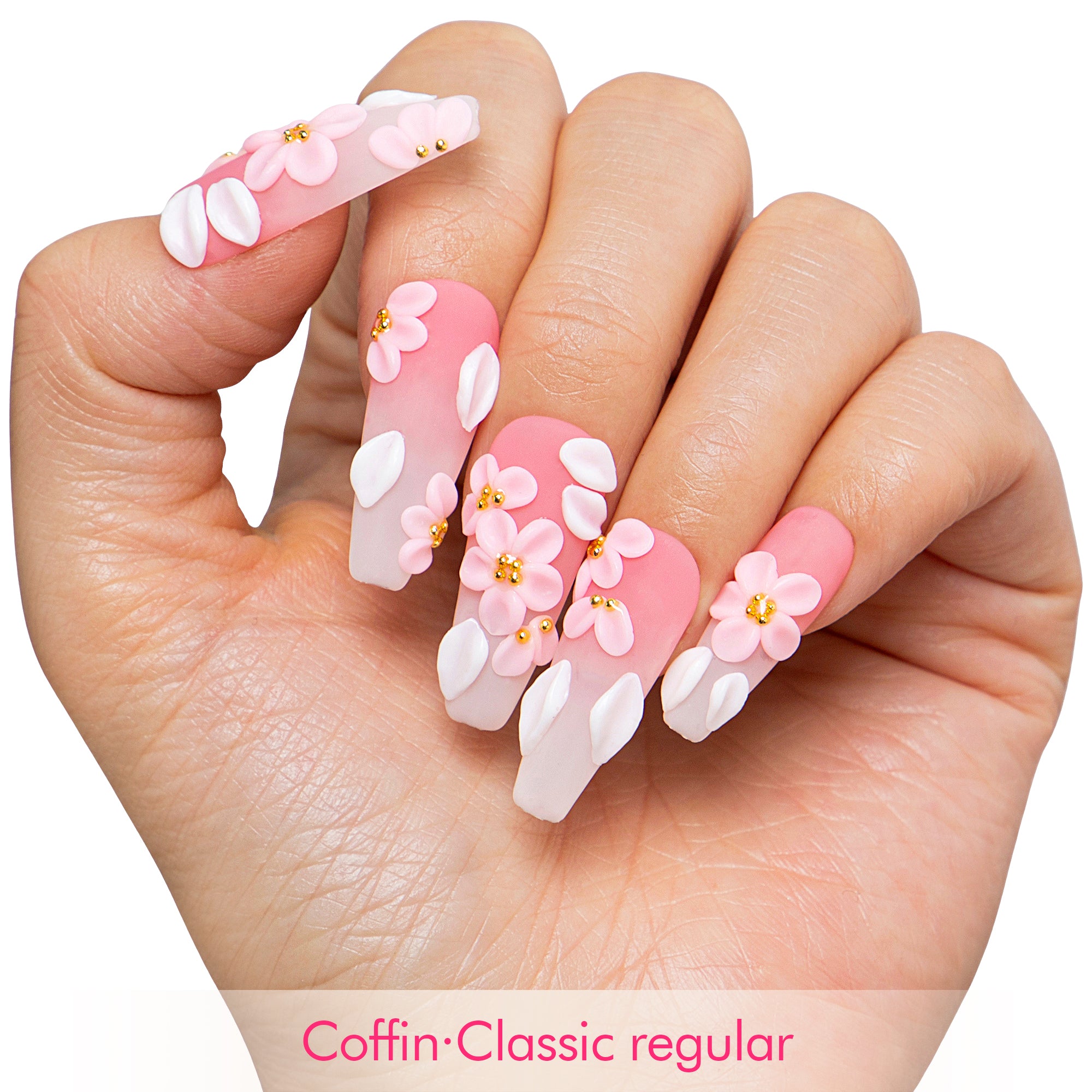 Sakura Petal Handmade Nails H756