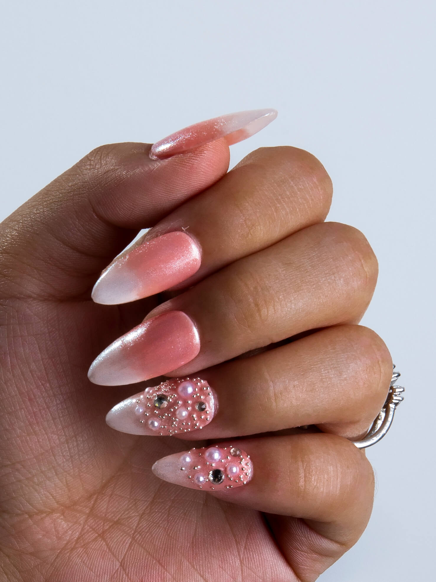 Dream Wedding Handmade Nails 24pcs H76