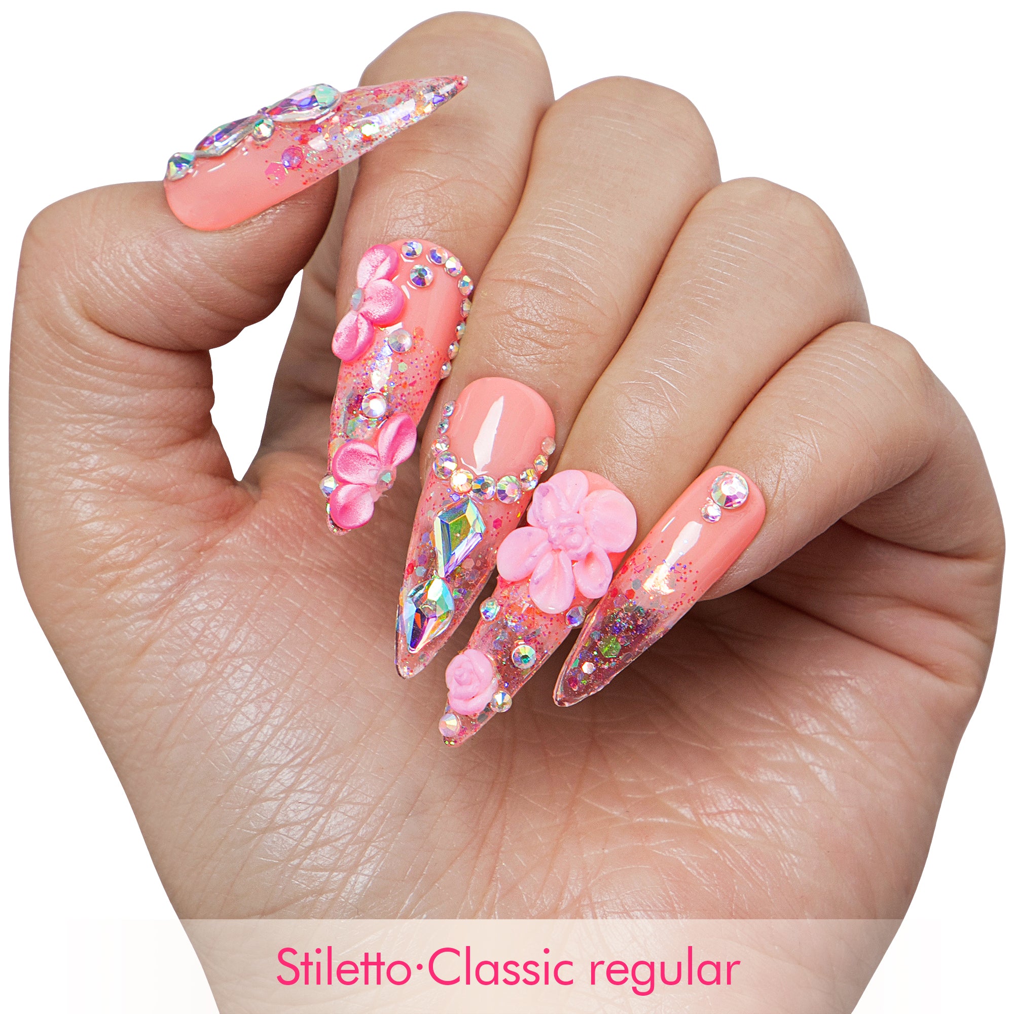 Rose Dust Handmade Nails H760