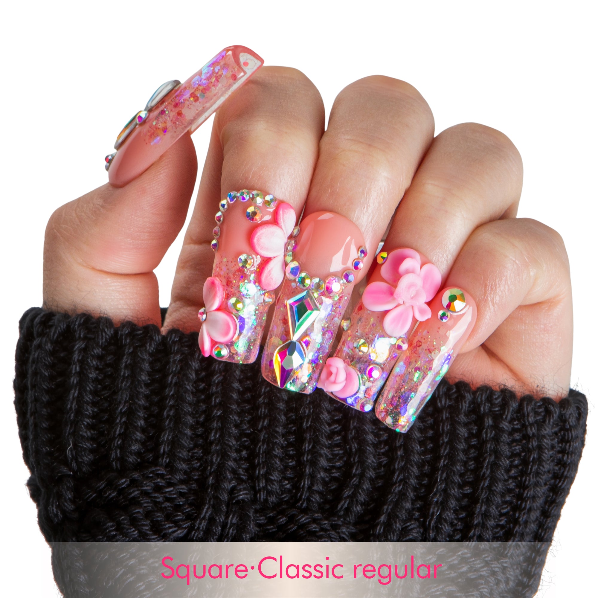 Rose Dust Handmade Nails H760