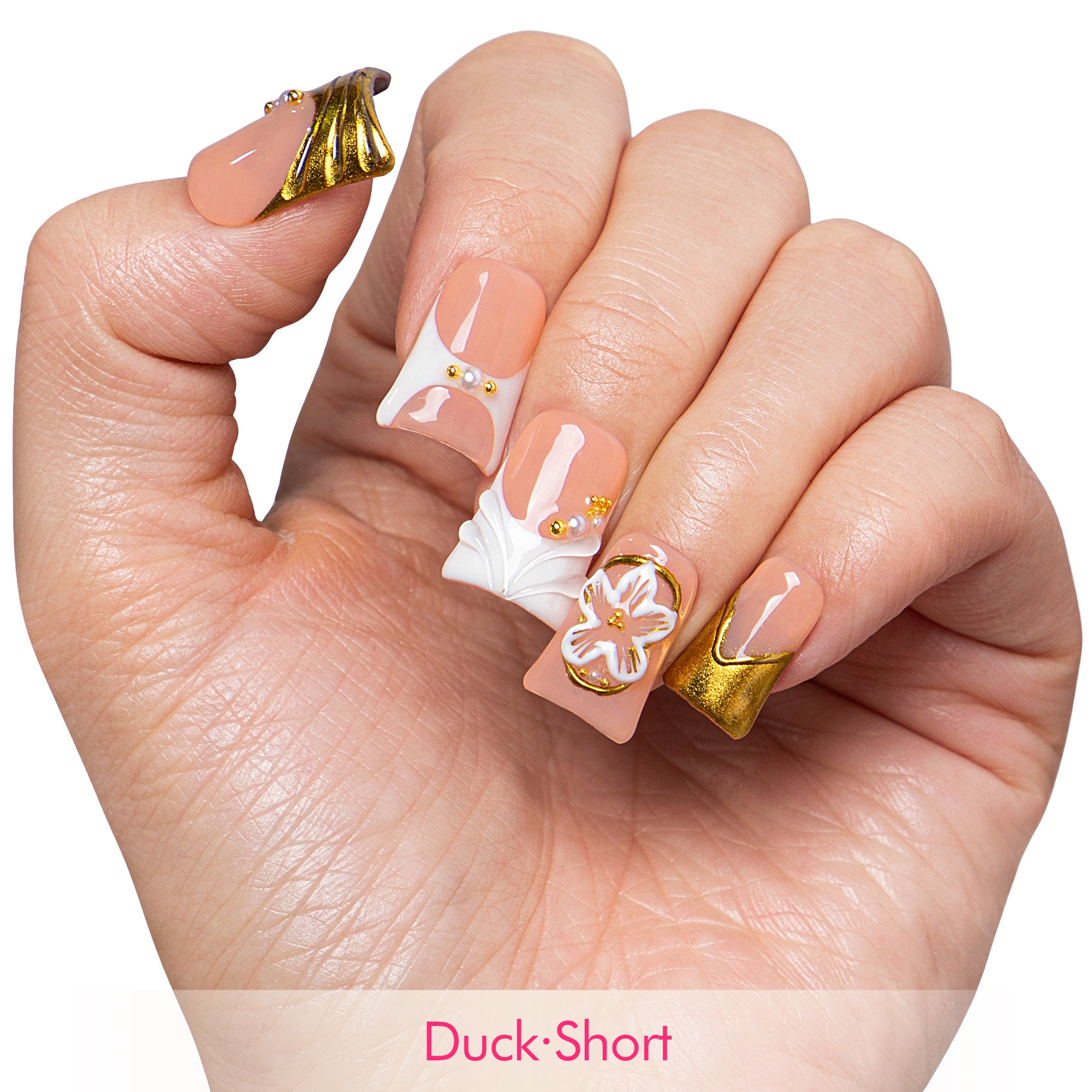 Golden Whisper Handmade Nails H763