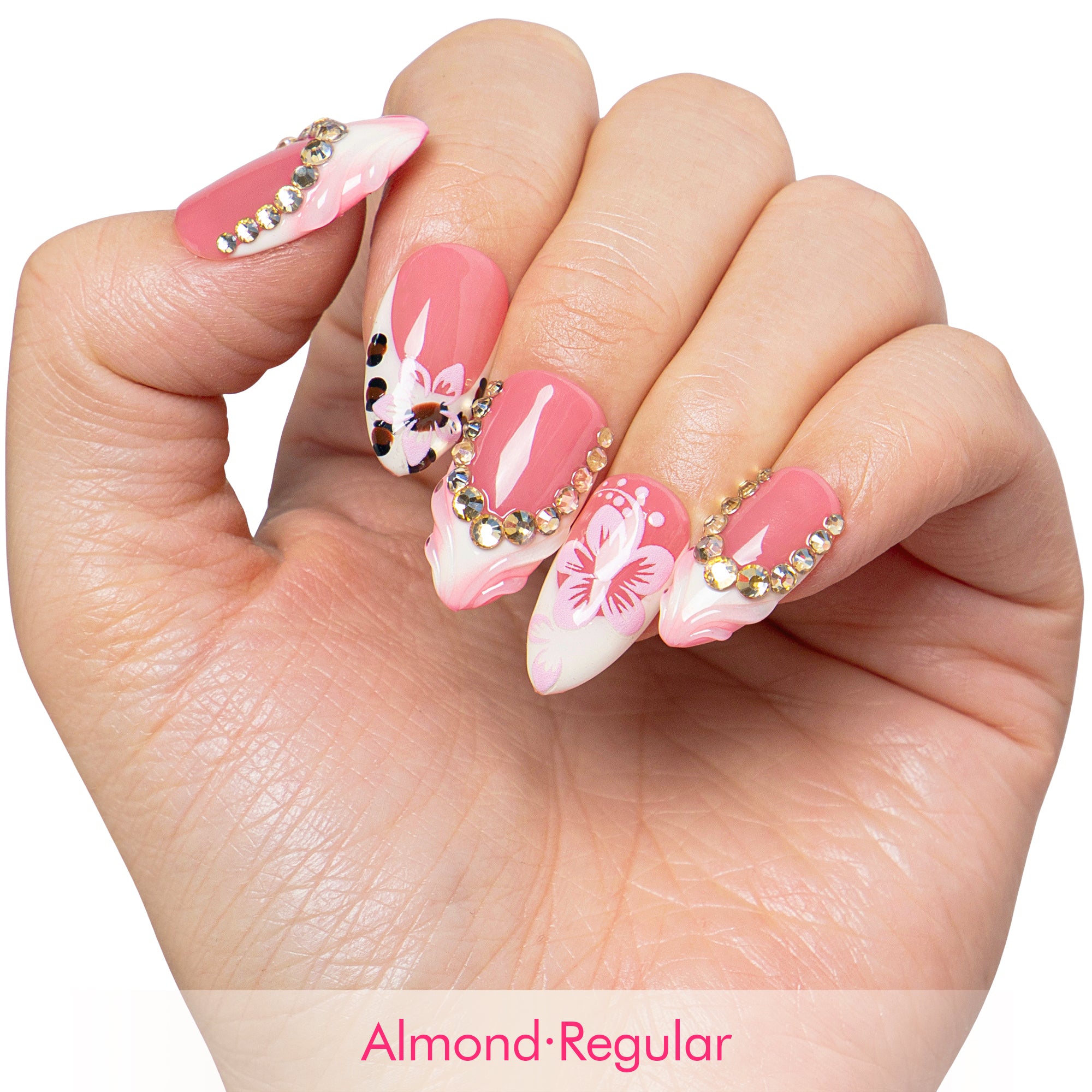 Blush Veil Handmade Nails H764