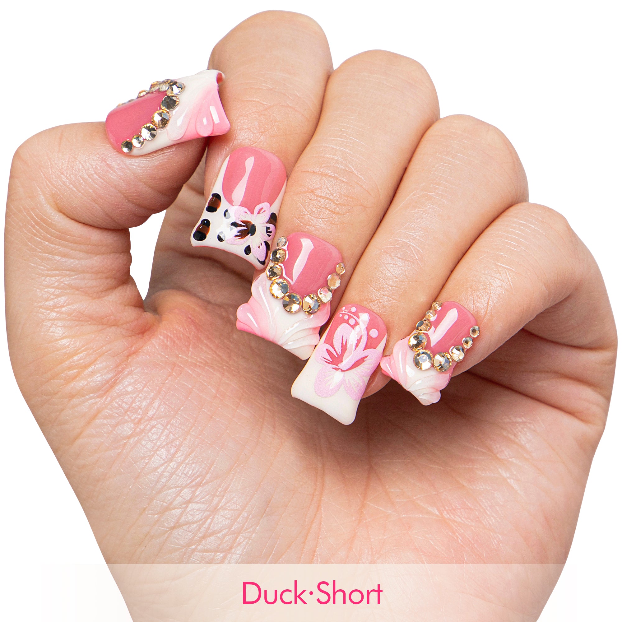 Blush Veil Handmade Nails H764