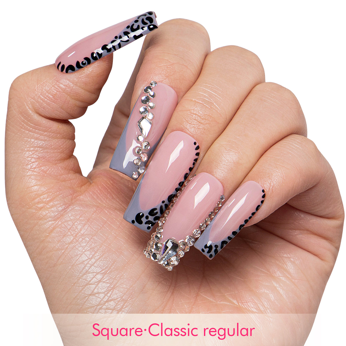 Leopard Éclat Handmade Nails H767