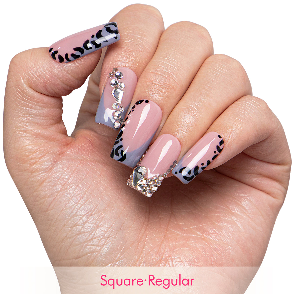 Leopard Éclat Handmade Nails H767