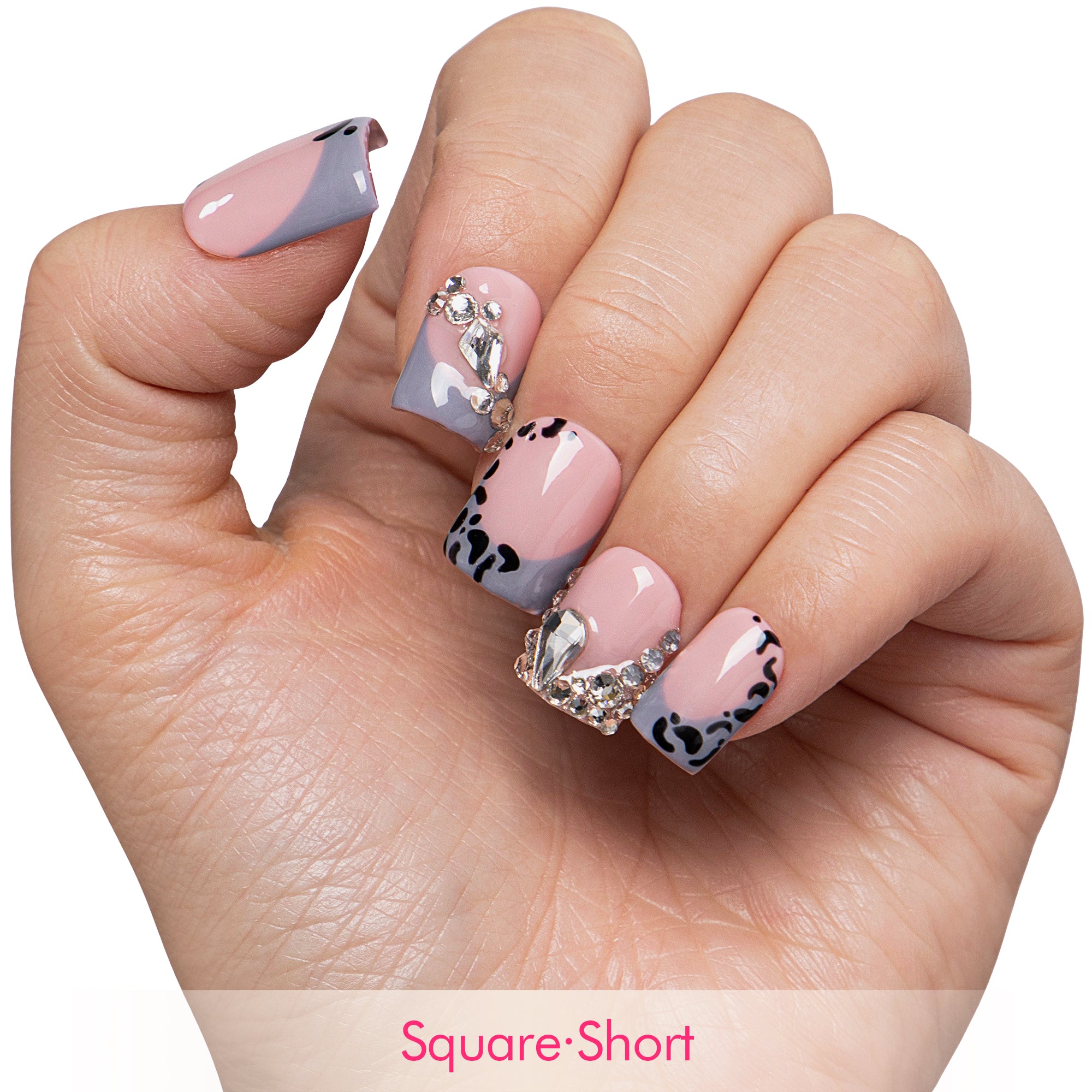 Leopard Éclat Handmade Nails H767