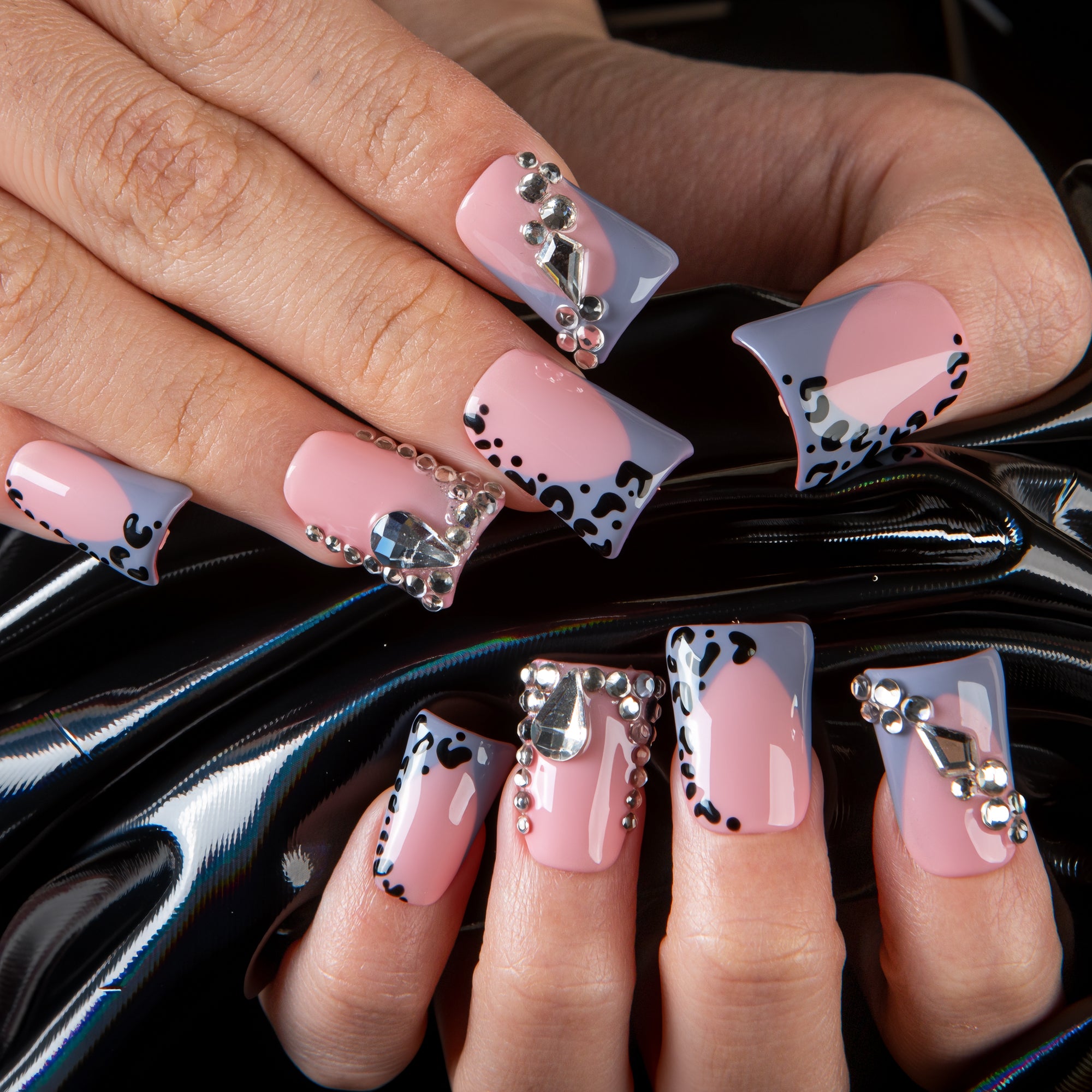 Leopard Éclat Handmade Nails H767