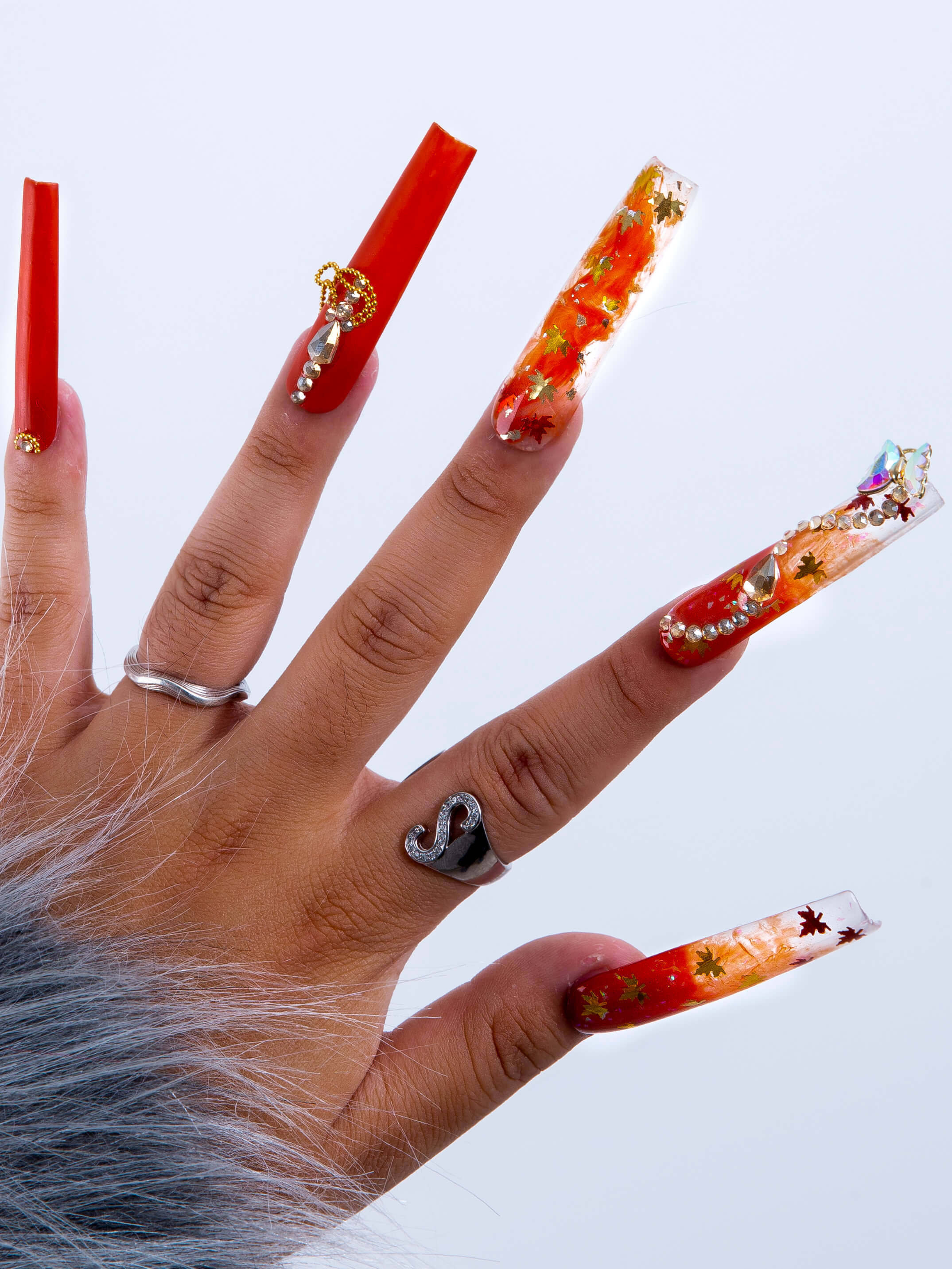 fall press on nails