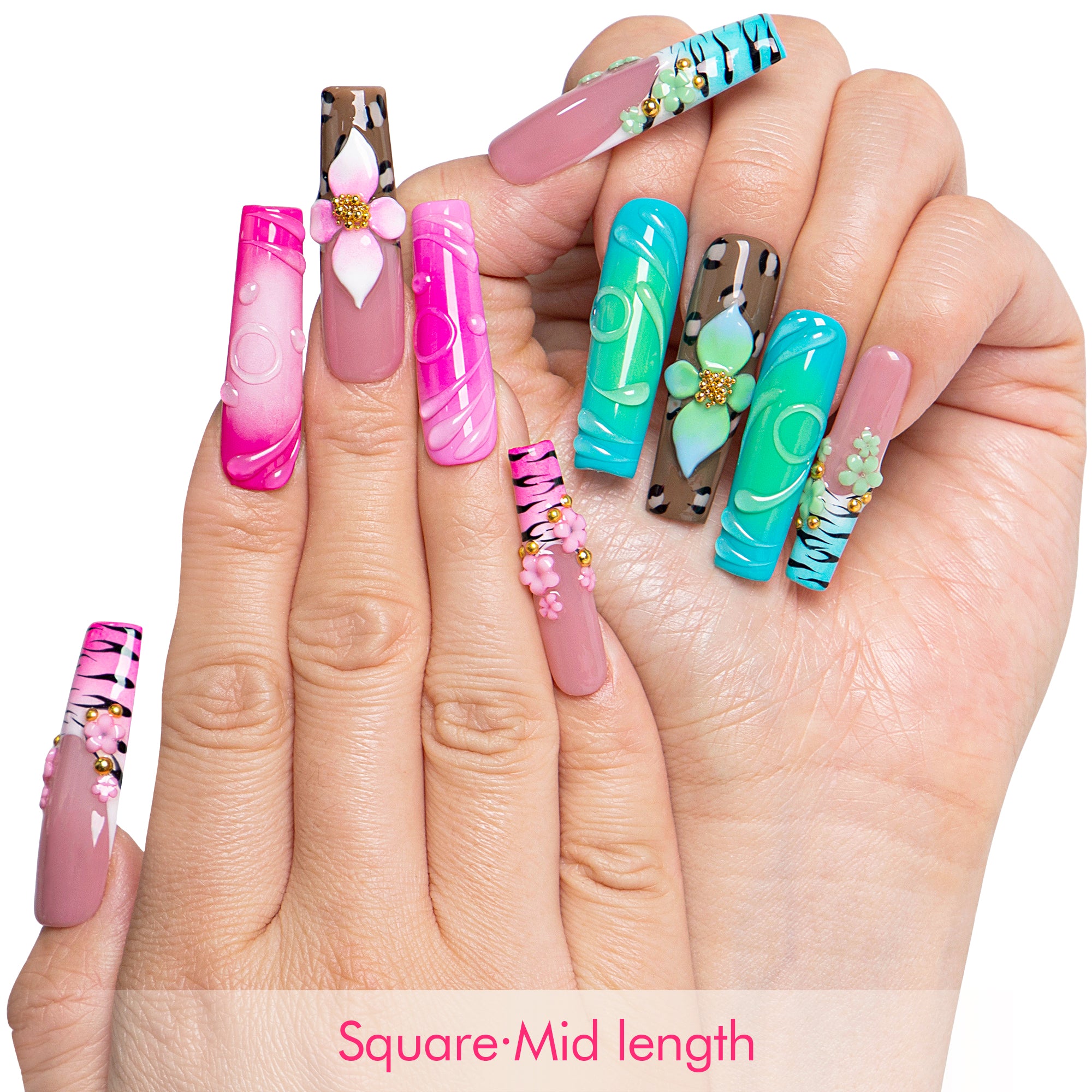 Pop Jungle Handmade Nails H773