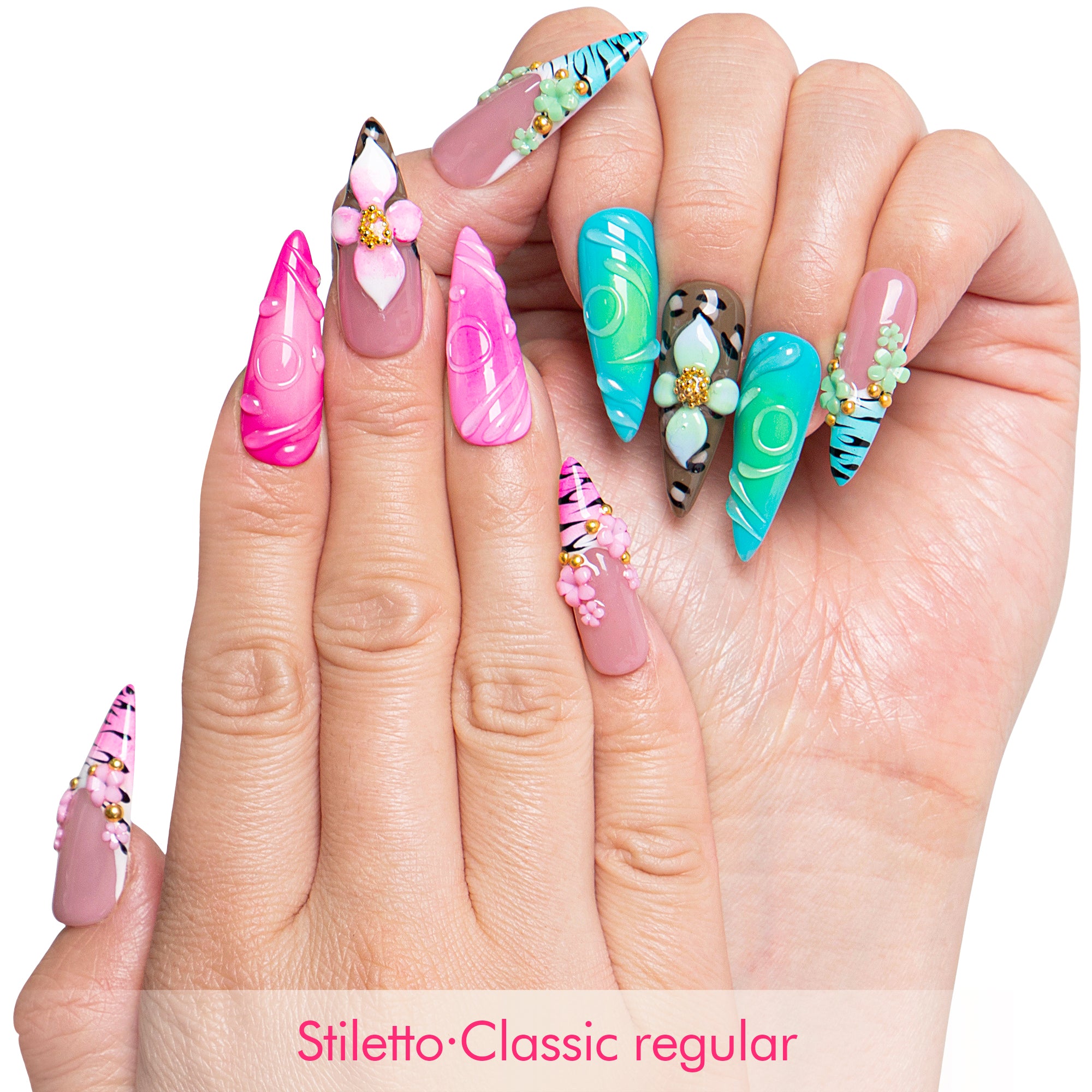 Pop Jungle Handmade Nails H773