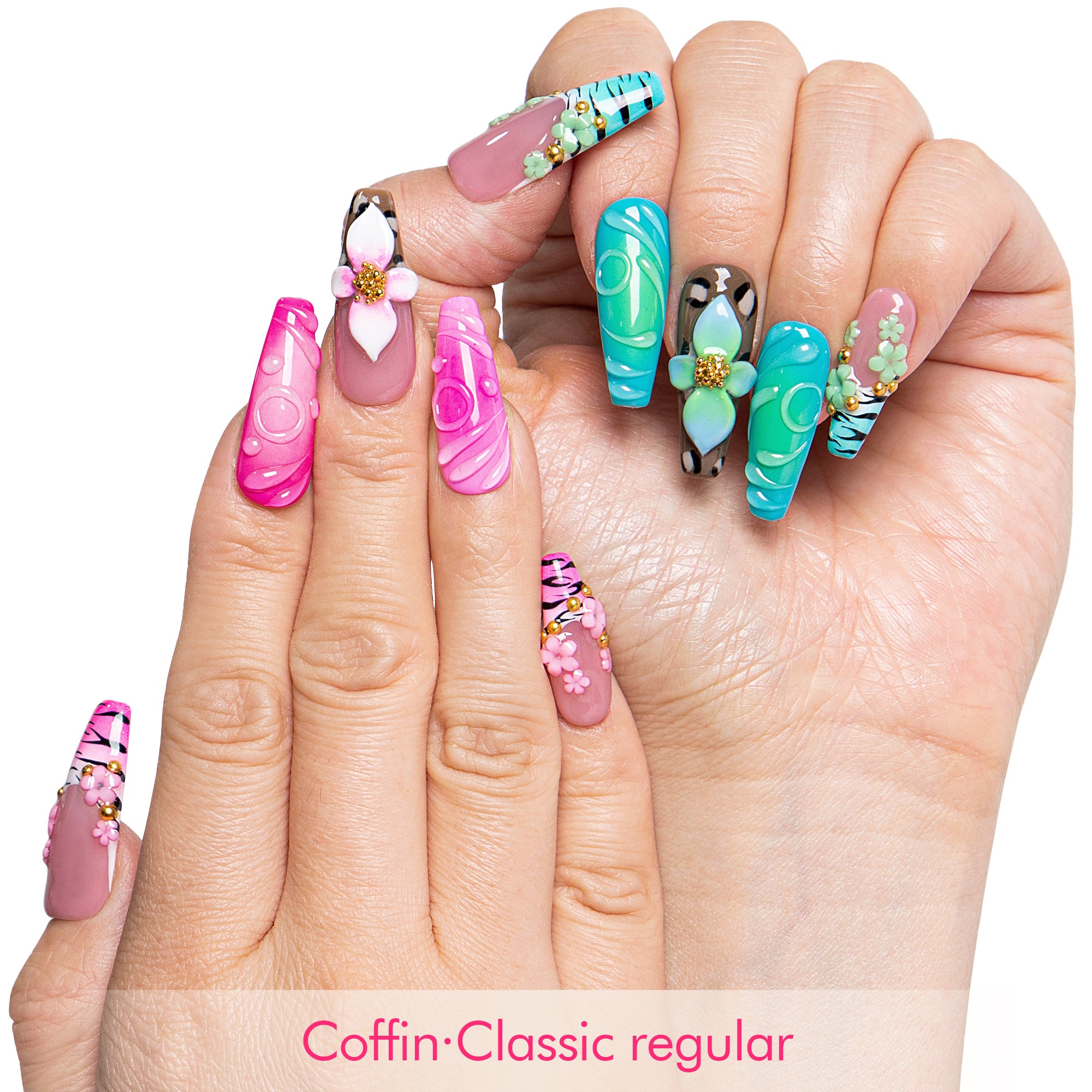 Pop Jungle Handmade Nails H773