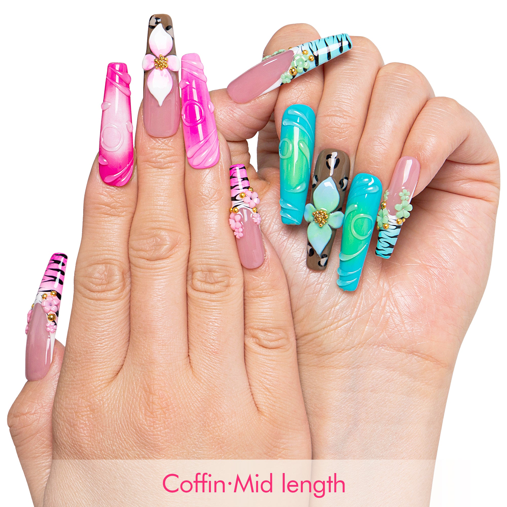 Pop Jungle Handmade Nails H773