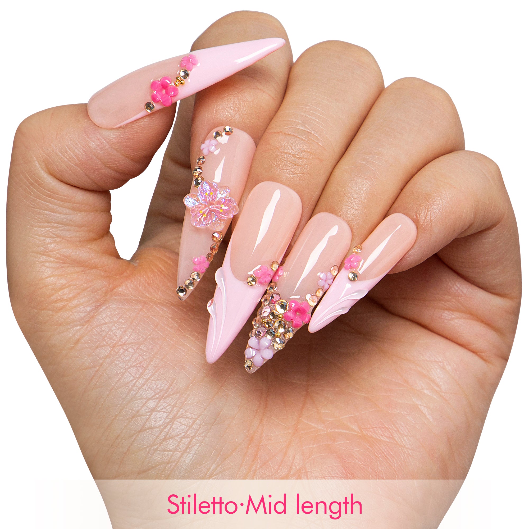 Rose Dew Handmade Nails H789