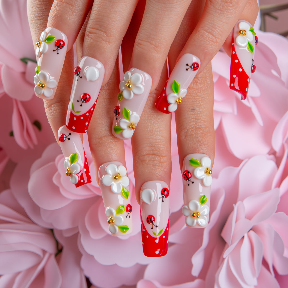 Spring Whispers Handmade Nails H792