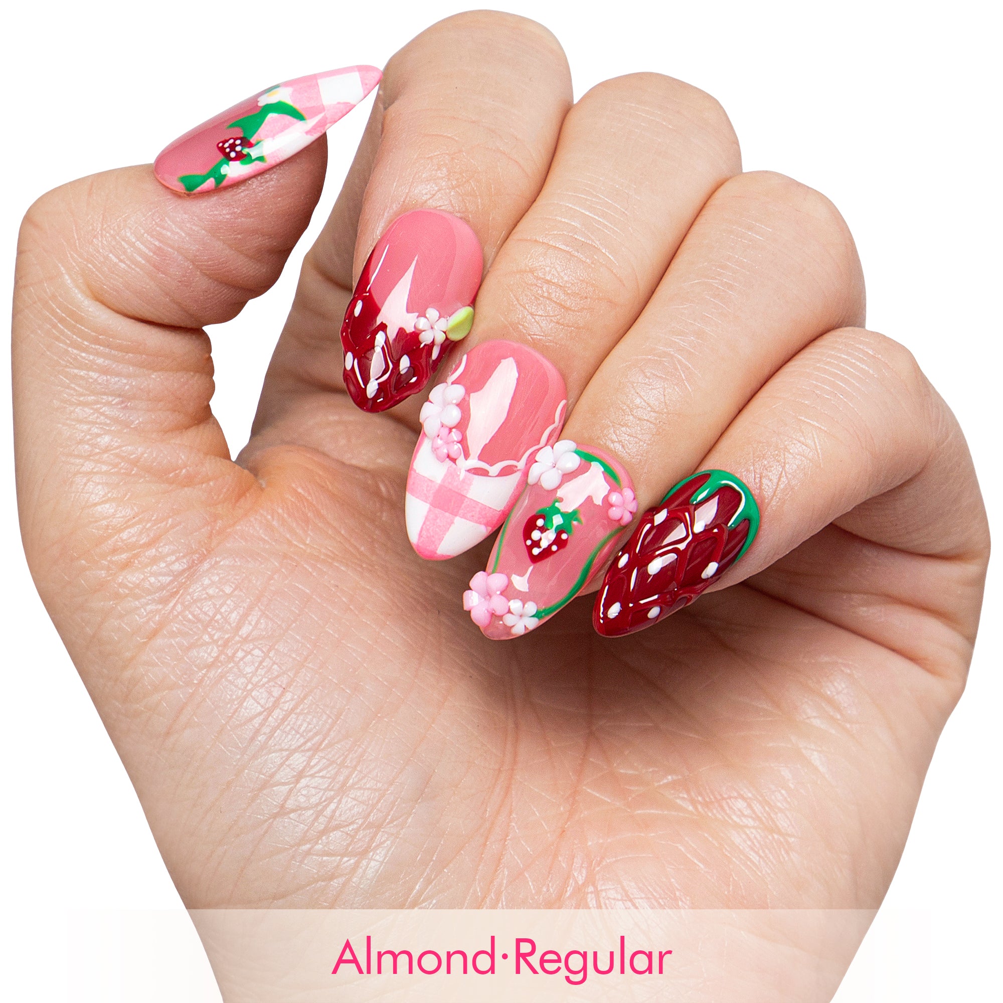 Picnic Rouge Handmade Nails H798