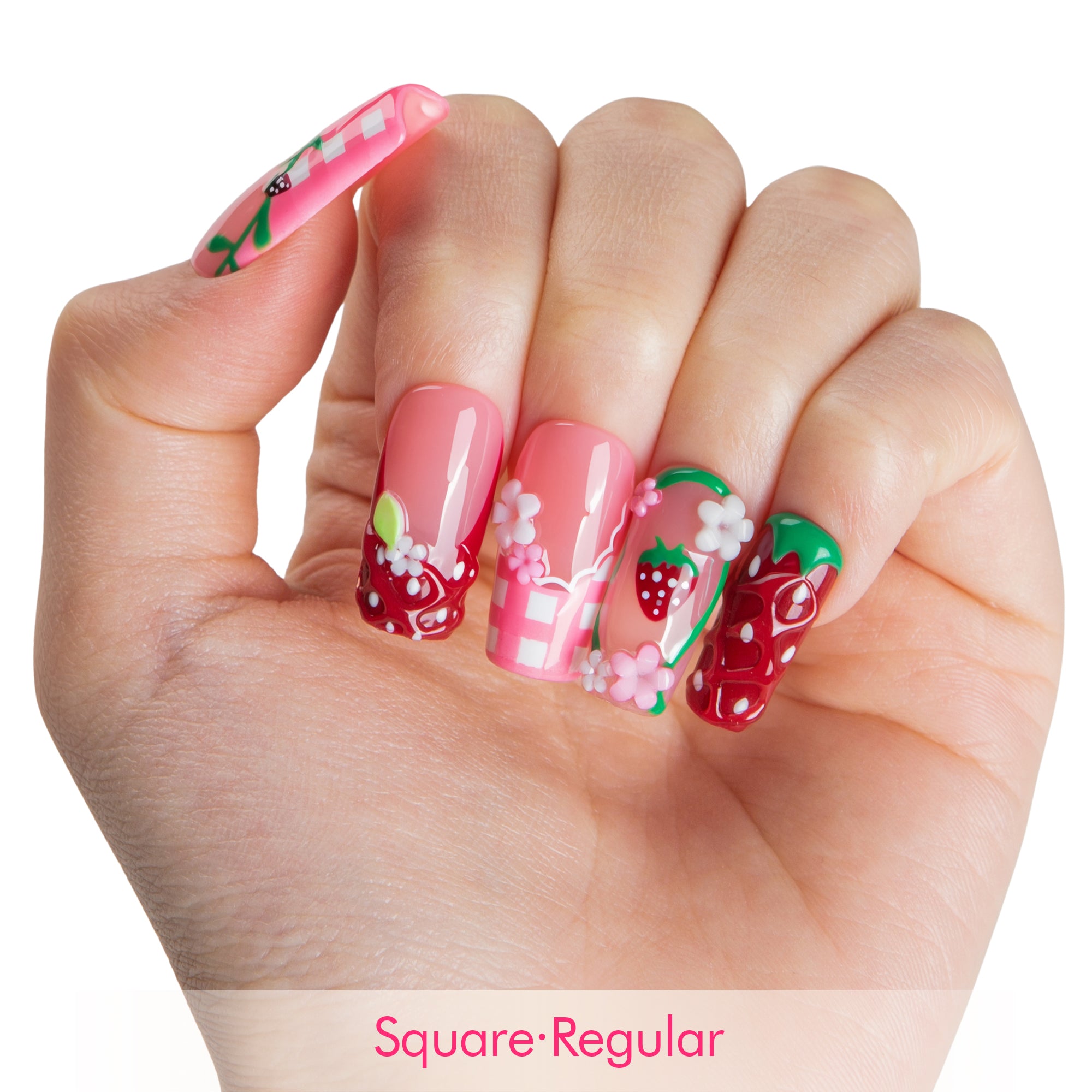 Picnic Rouge Handmade Nails H798