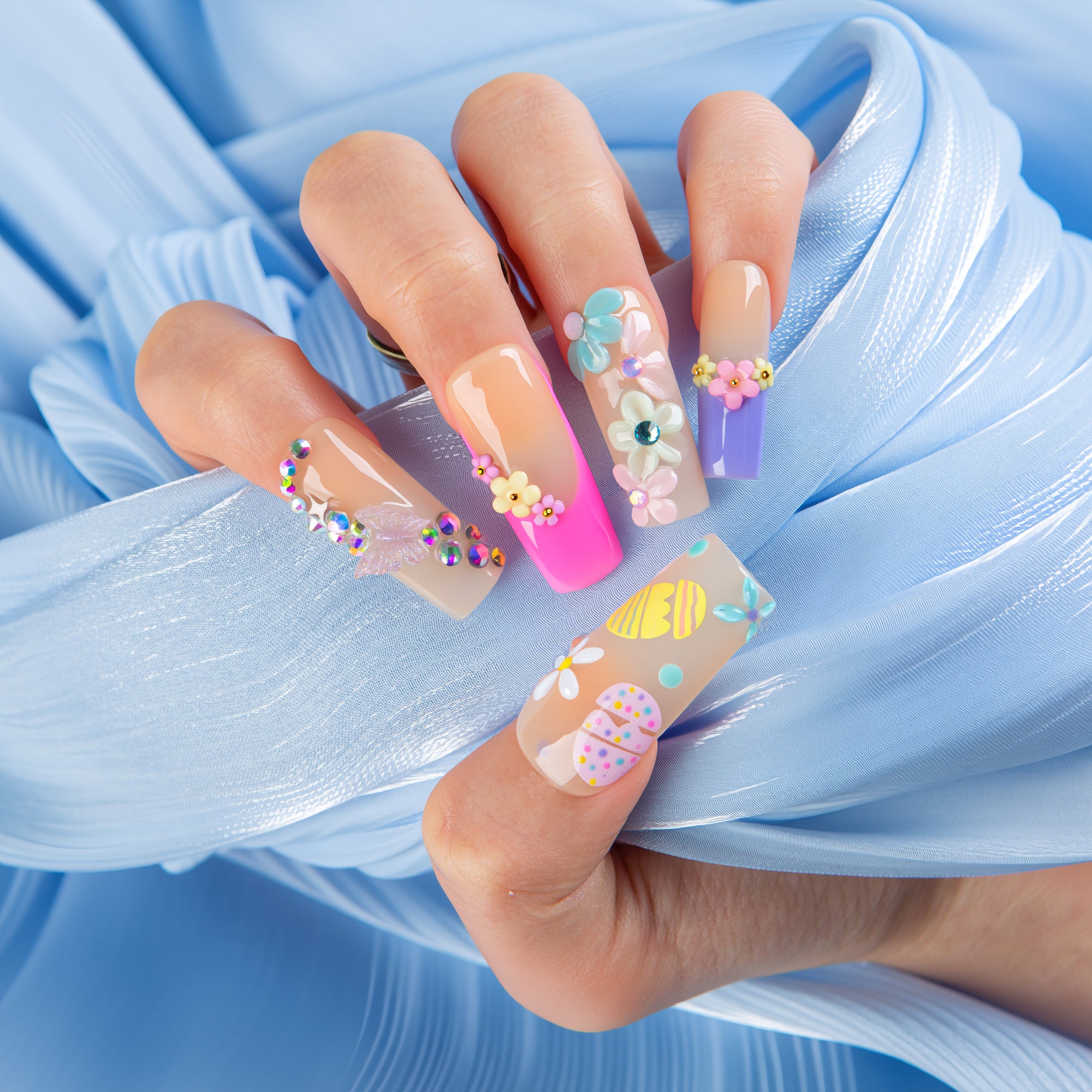 Hue Hoppers Handmade Nails H803