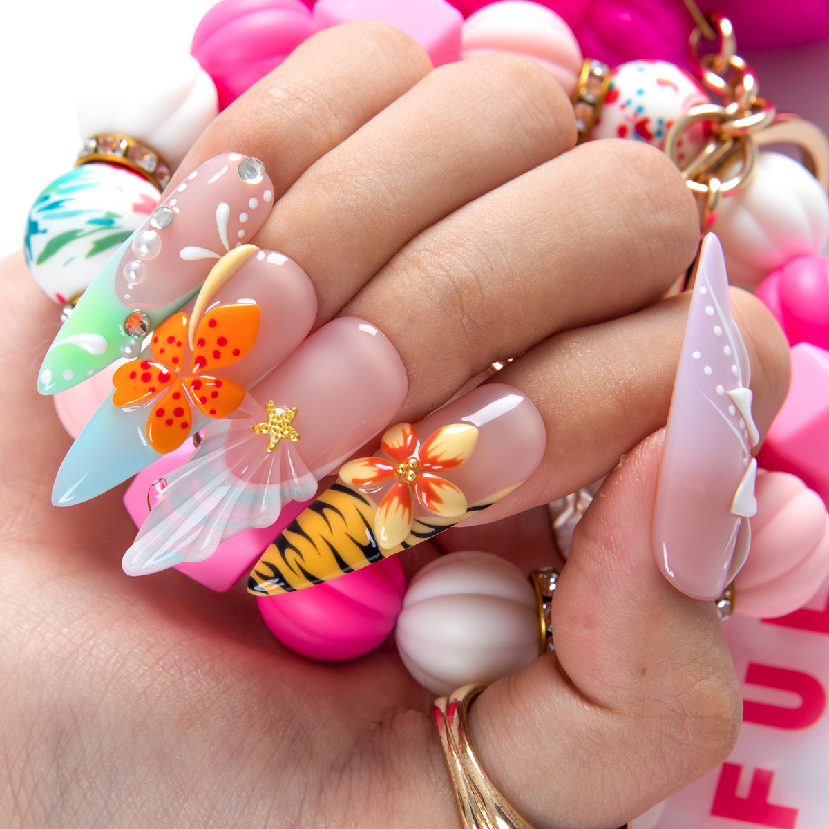 Island Garden Handmade Nails H806
