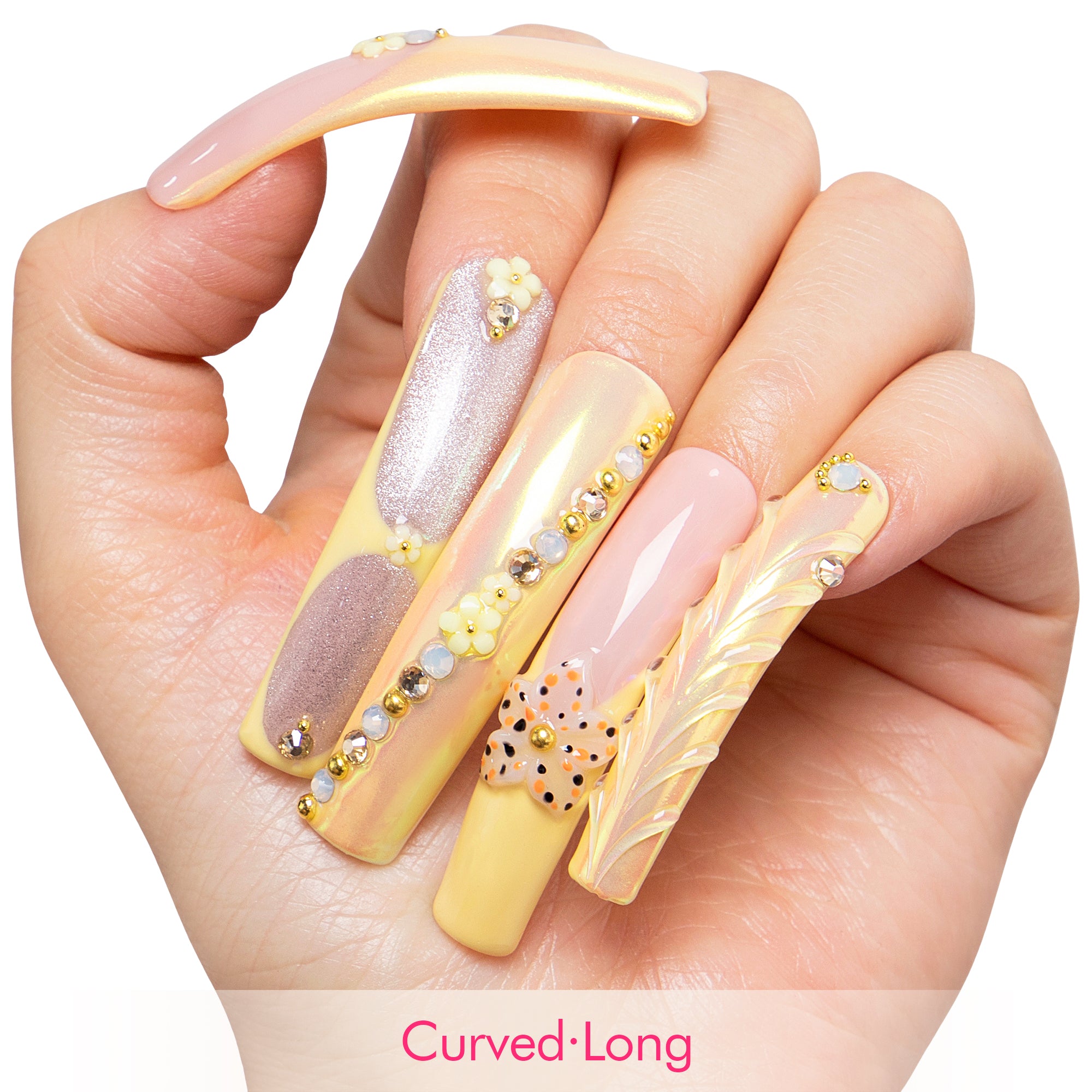 Soft Moonlight Handmade Nails H818