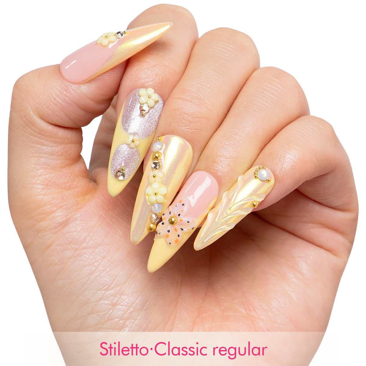 Soft Moonlight Handmade Nails H818