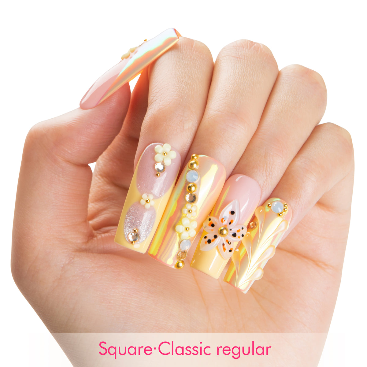 Soft Moonlight Handmade Nails H818