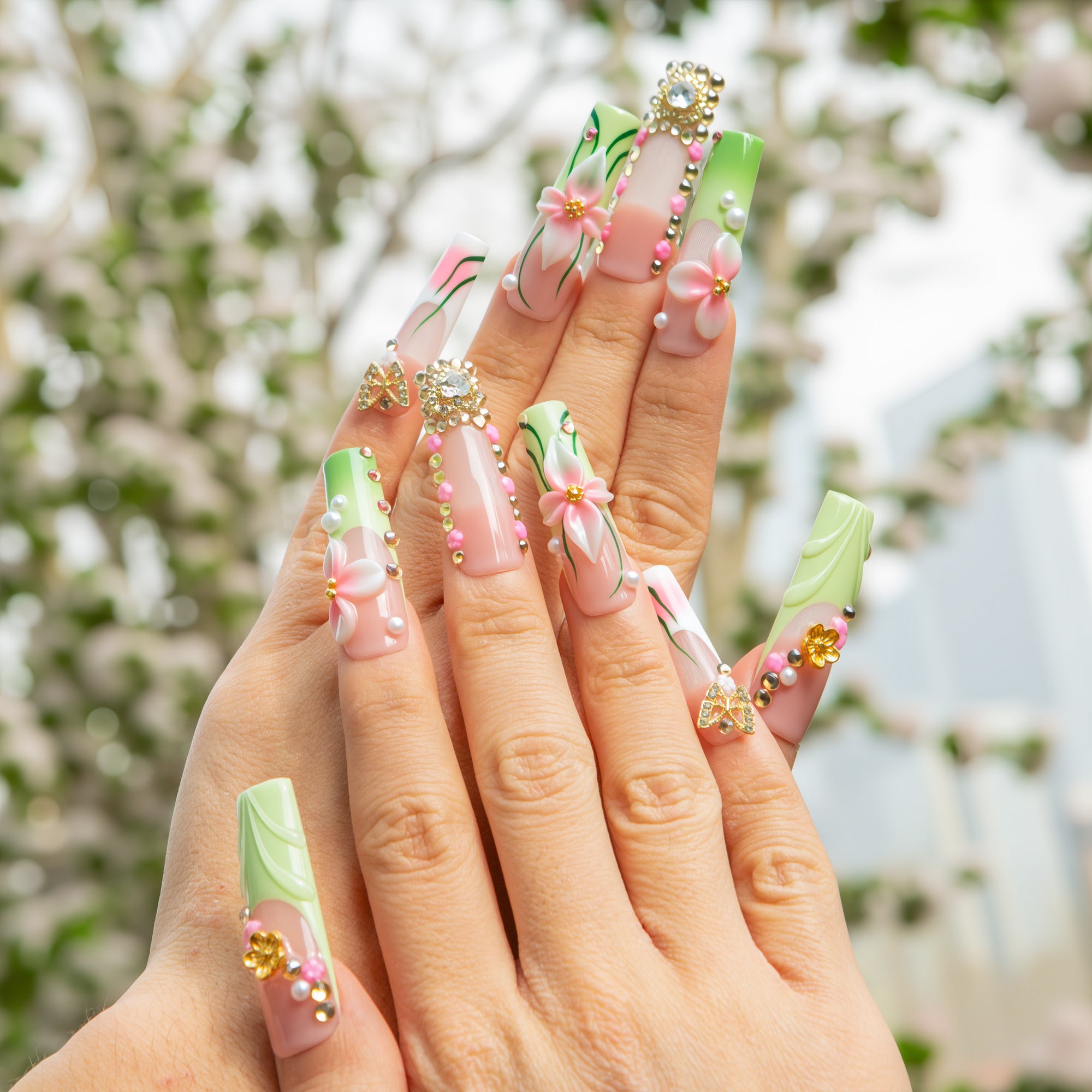 Blush Moment Handmade Nails H821