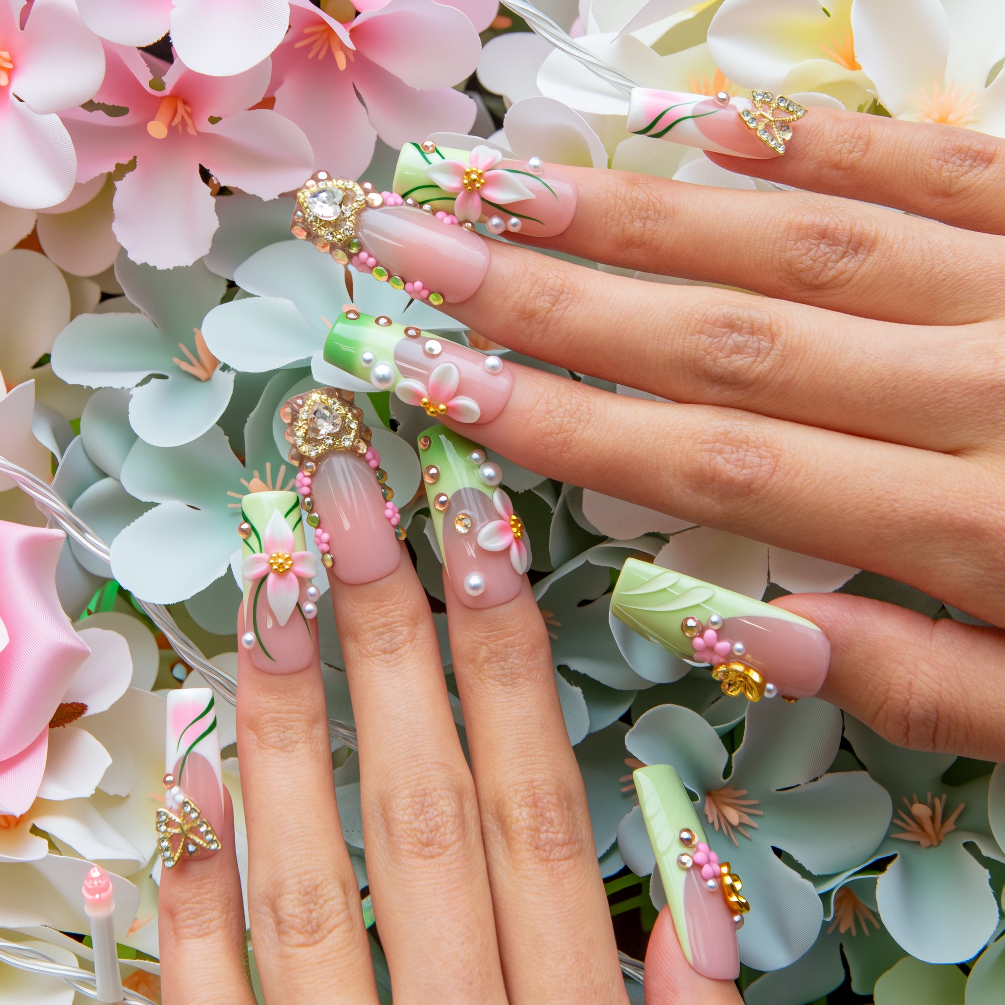Blush Moment Handmade Nails H821