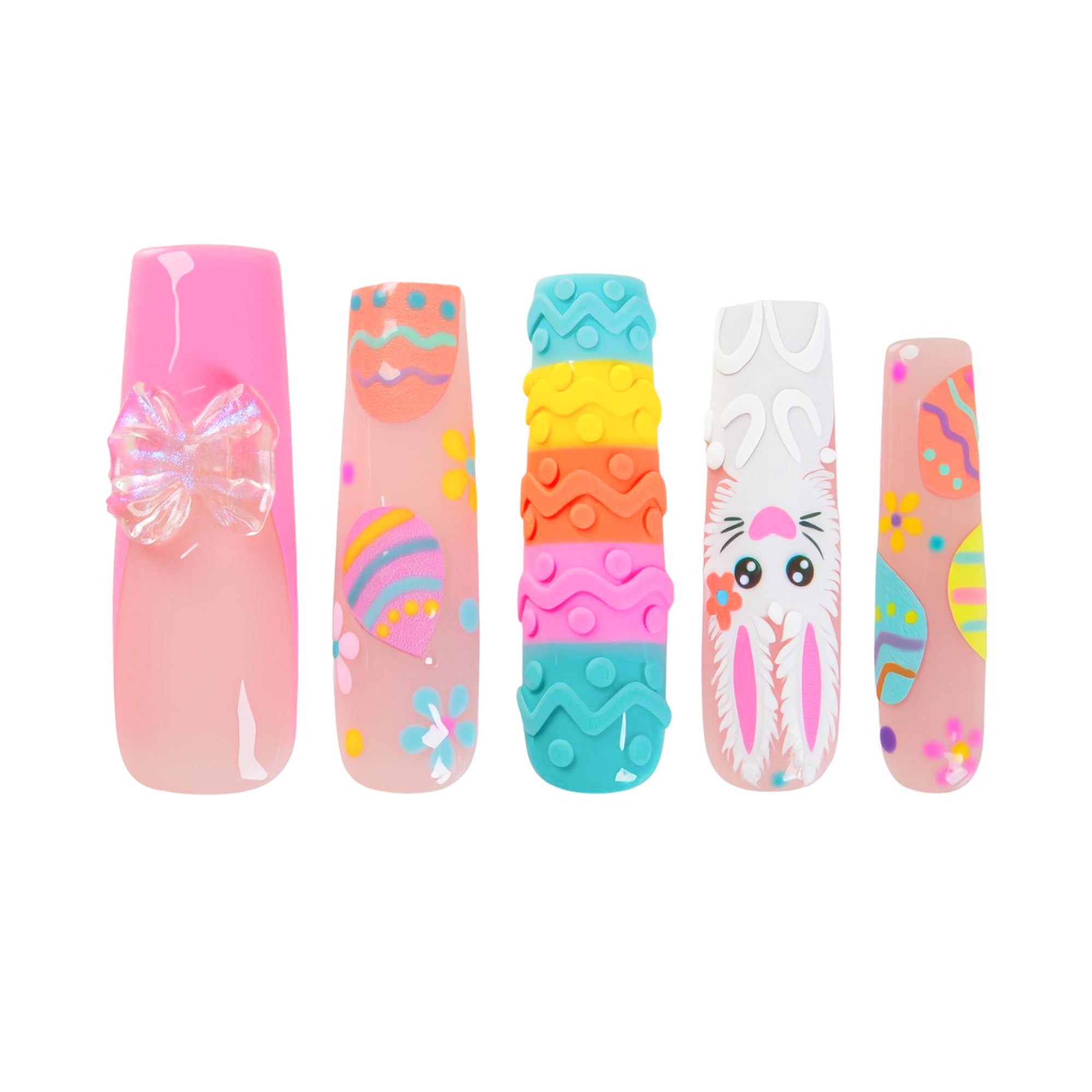 Egg Hunt Handmade Nails H822