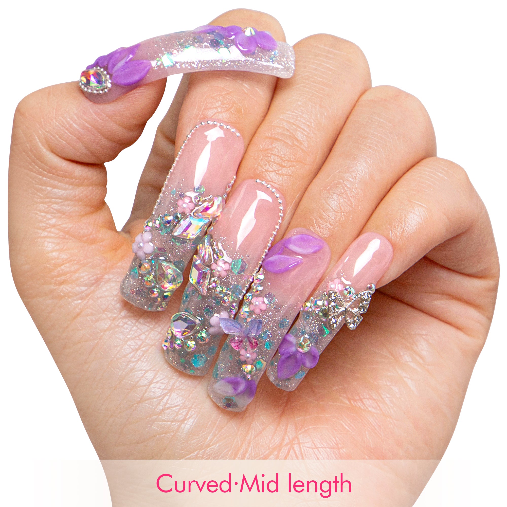 Lavender Luxe Handmade Nails H823