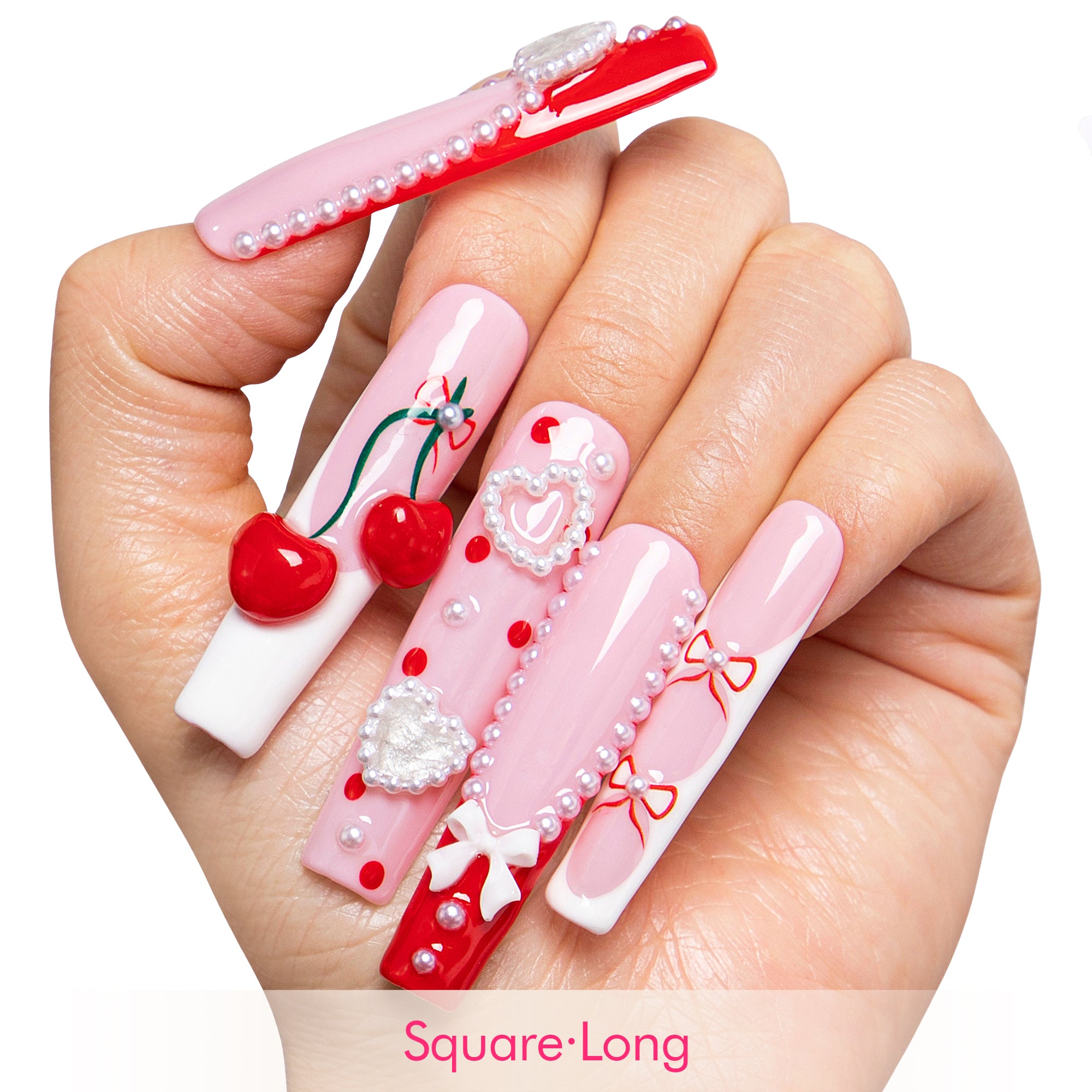 Cherry Baby Handmade Nails H824