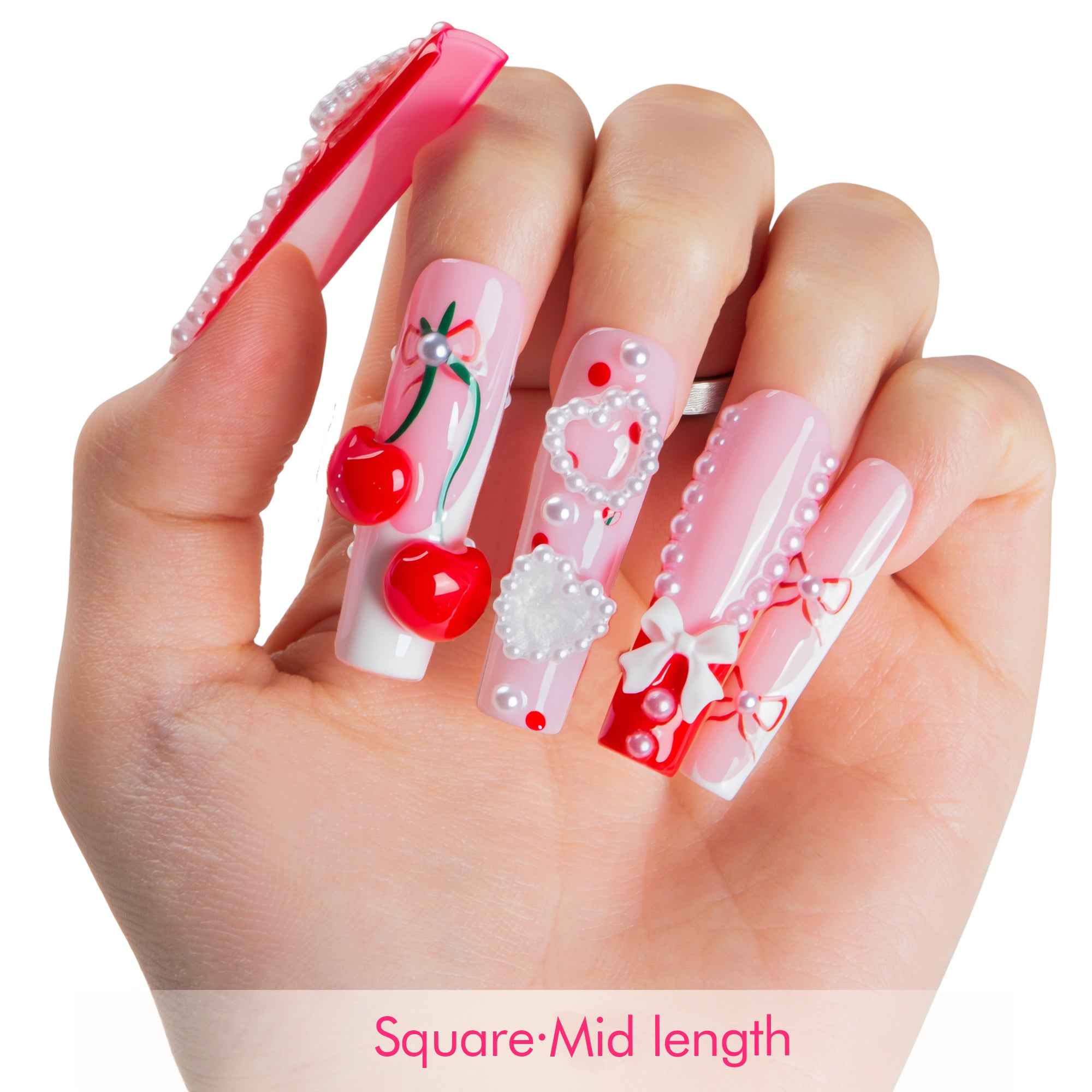 Cherry Baby Handmade Nails H824