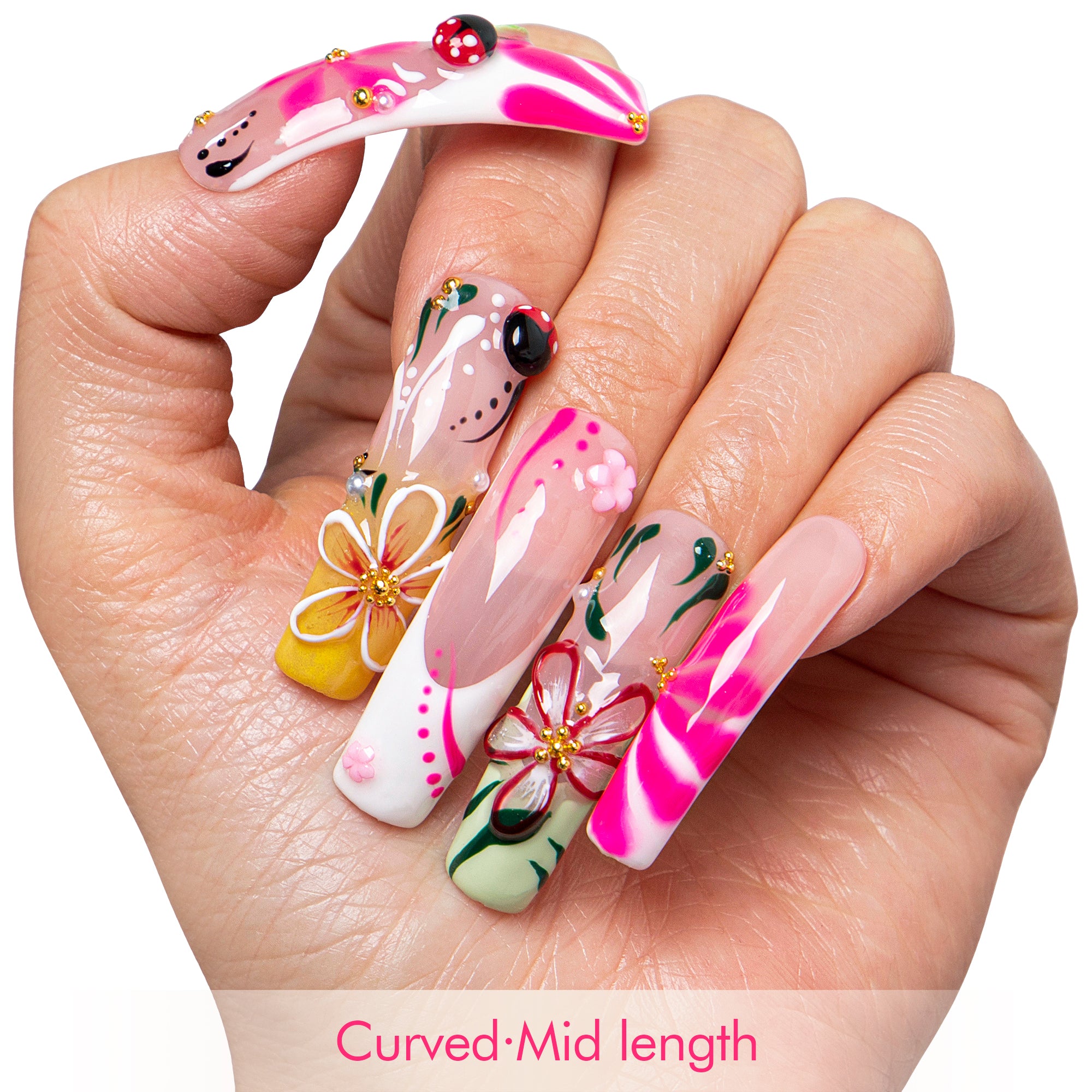 Wildflower Handmade Nails H828