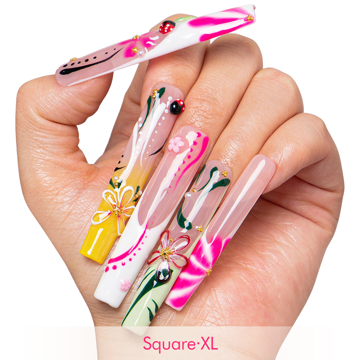 Wildflower Handmade Nails H828