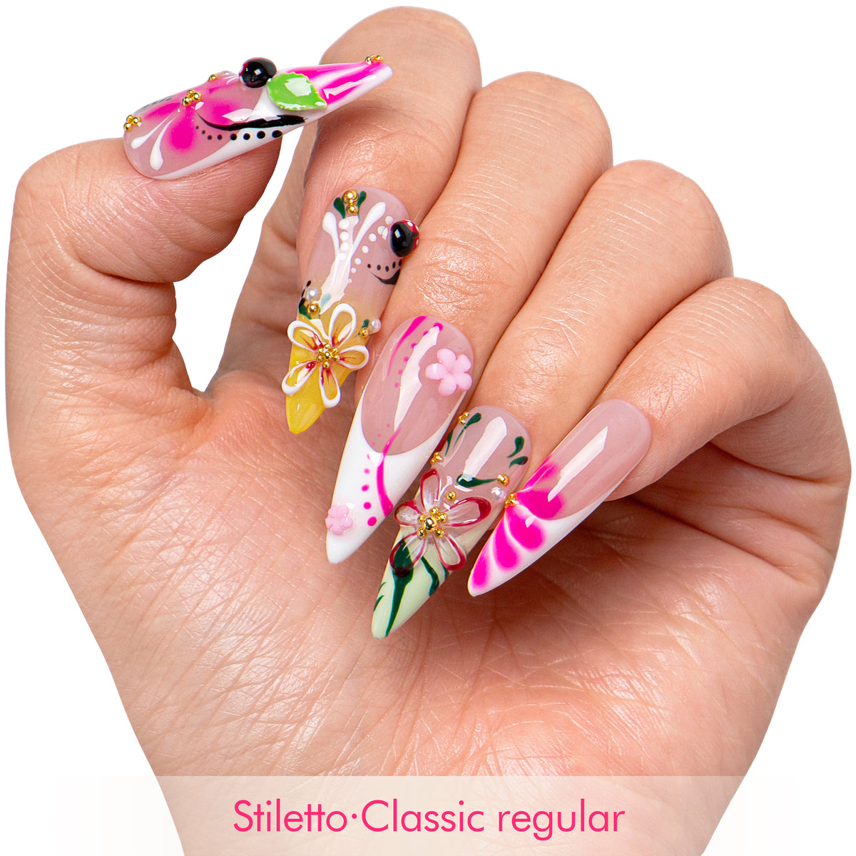 Wildflower Handmade Nails H828
