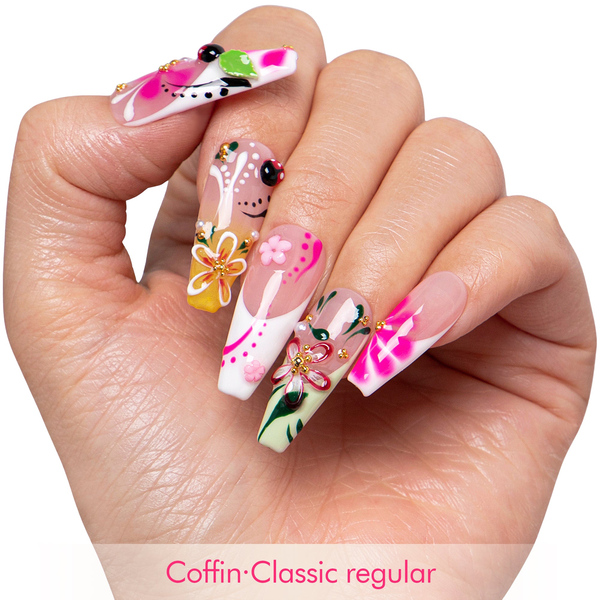 Wildflower Handmade Nails H828