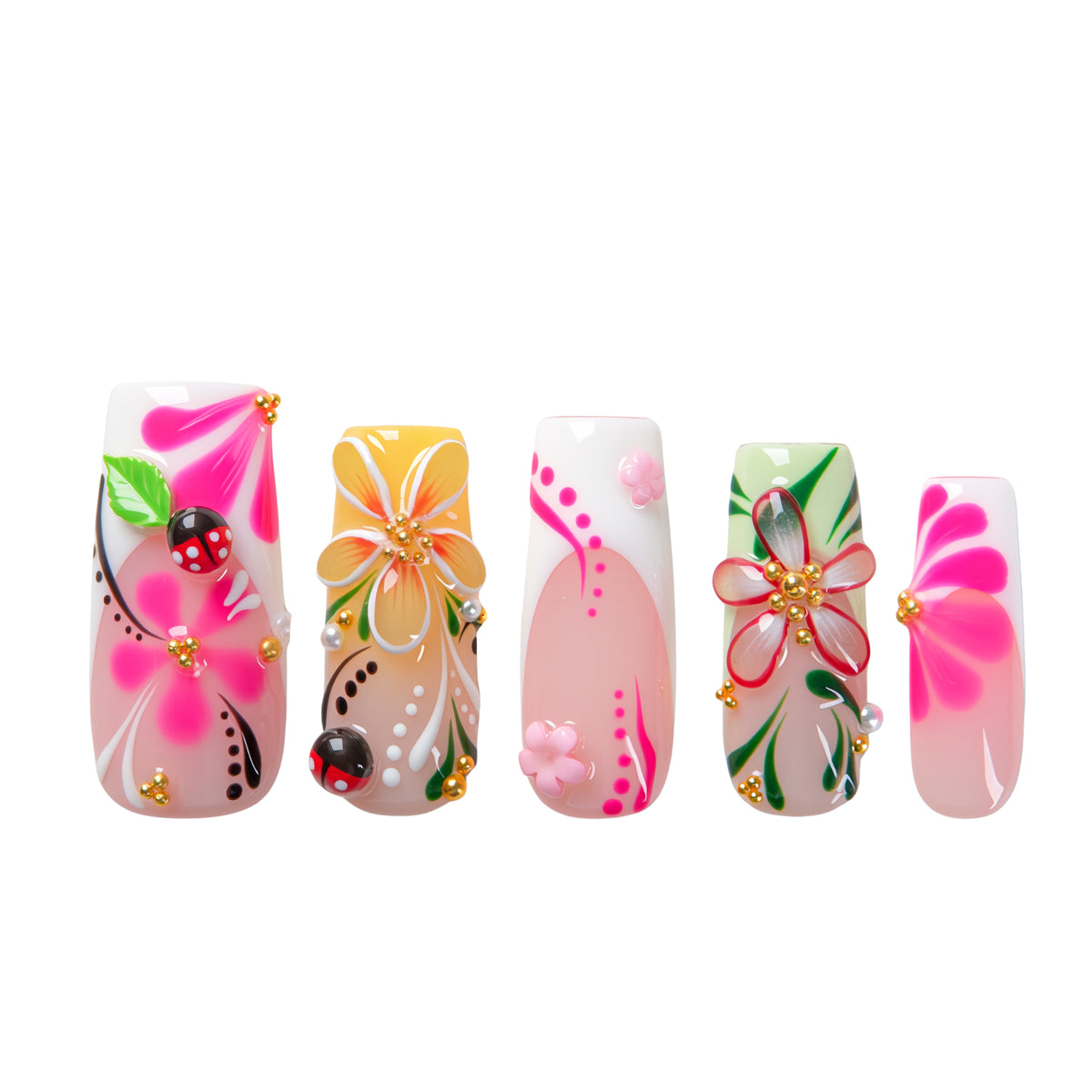 Wildflower Handmade Nails H828