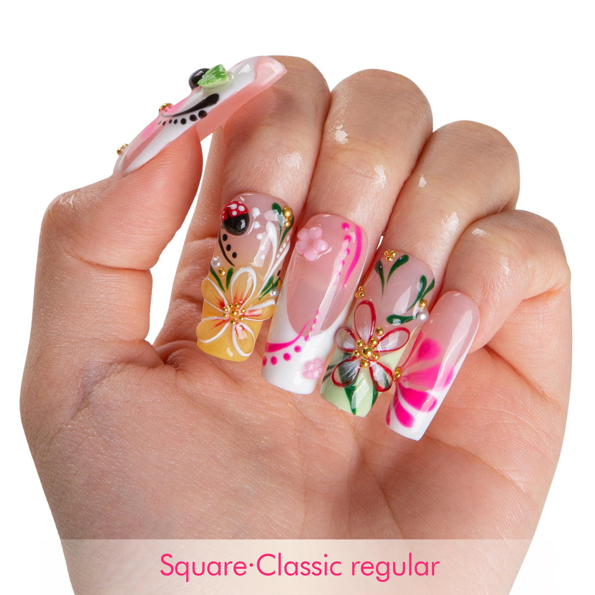 Wildflower Handmade Nails H828
