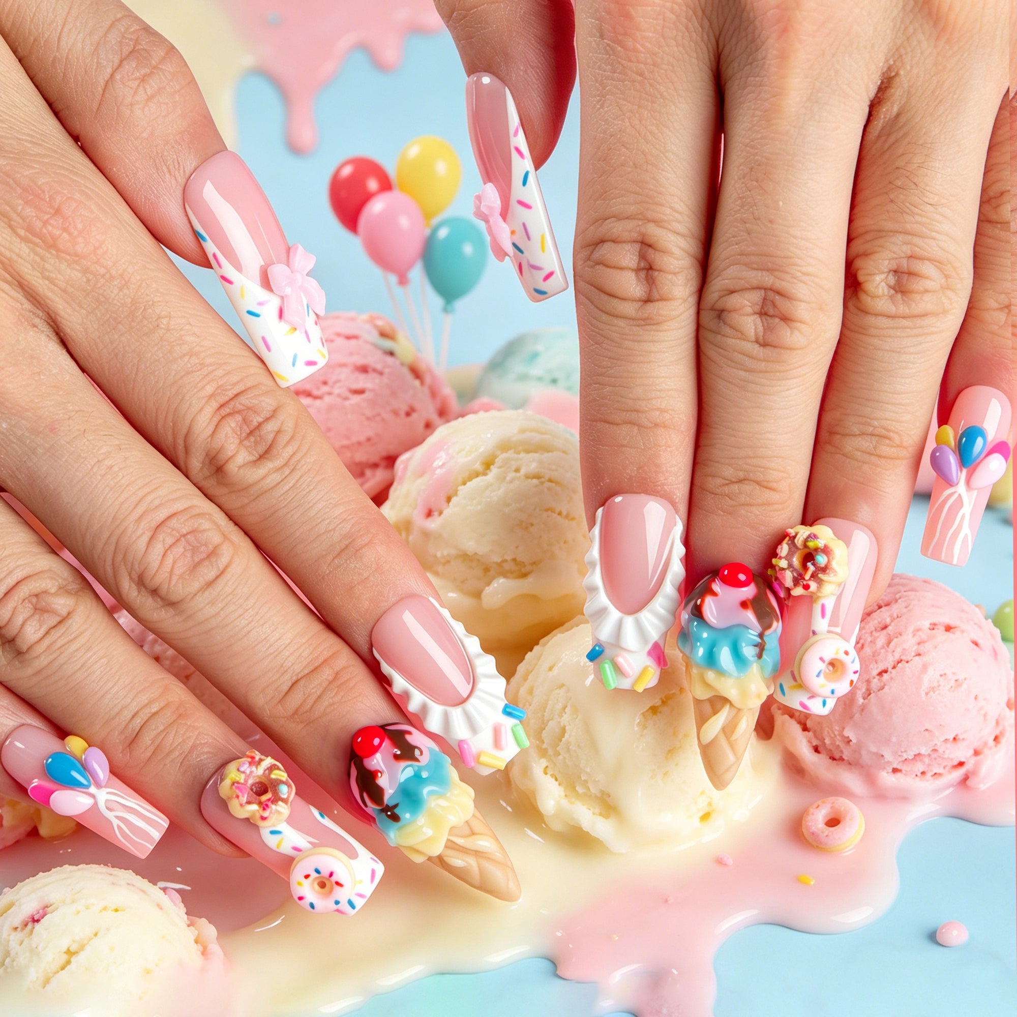 Sweet Cone Handmade Nails H830