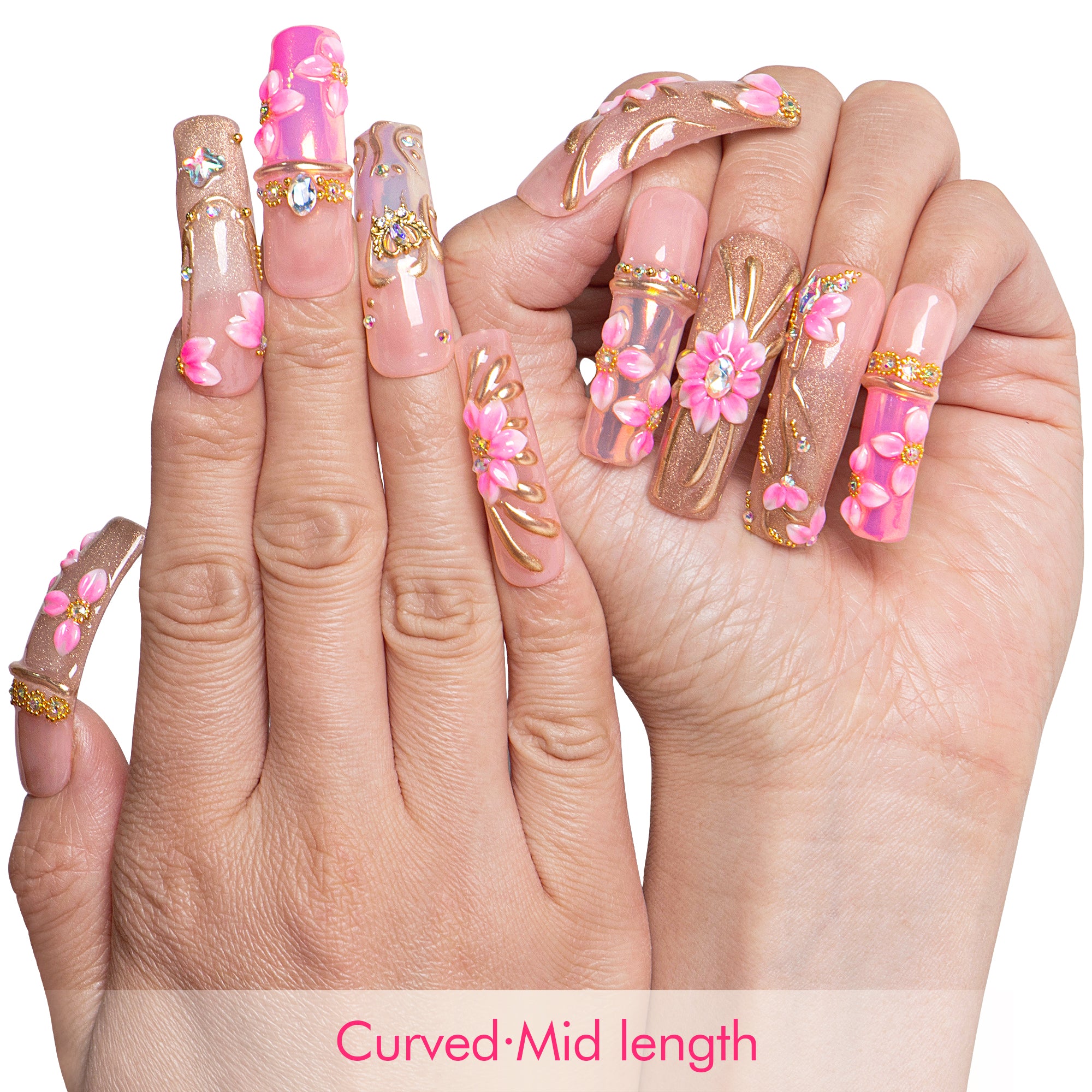 Gilded Rose Handmade Nails H832