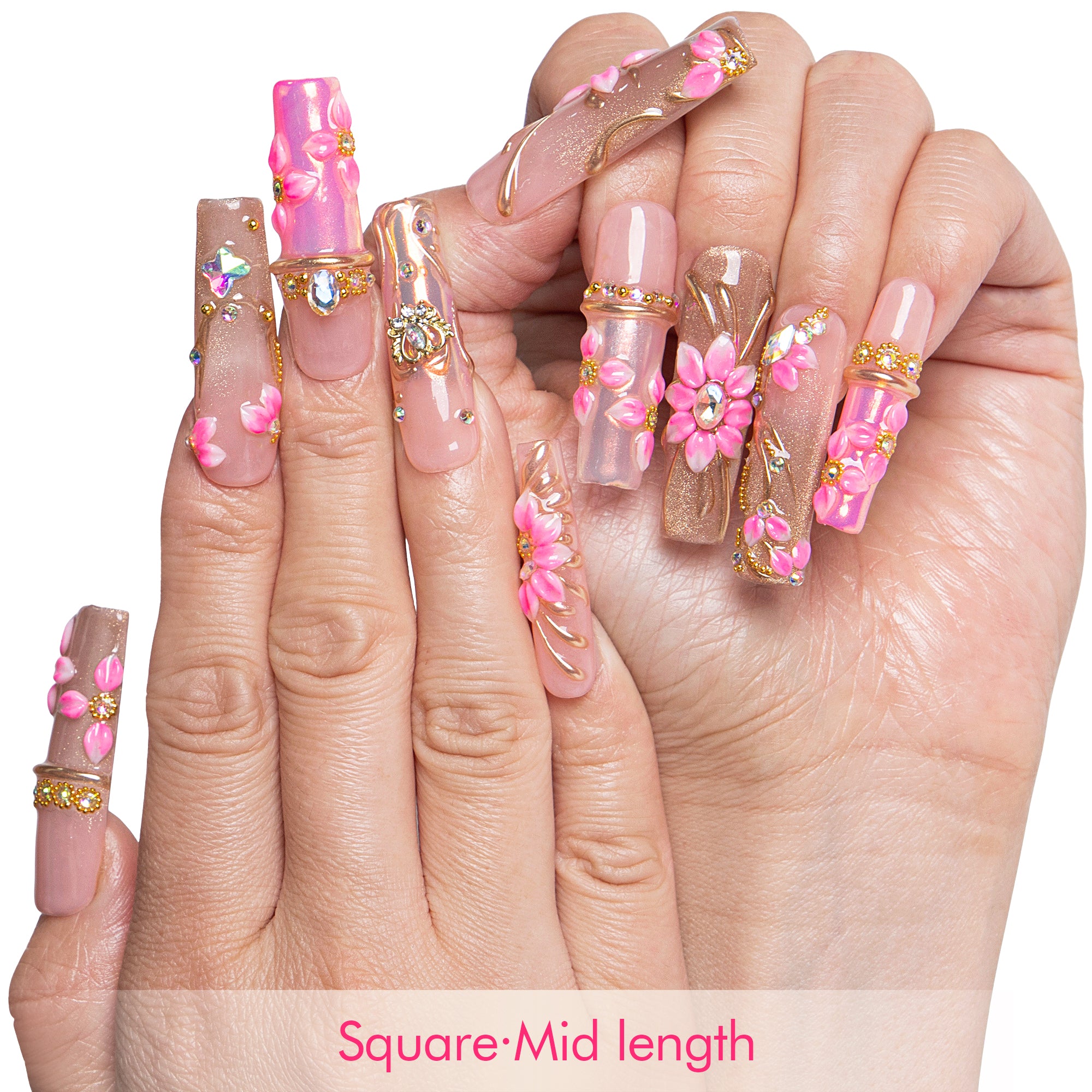 Gilded Rose Handmade Nails H832