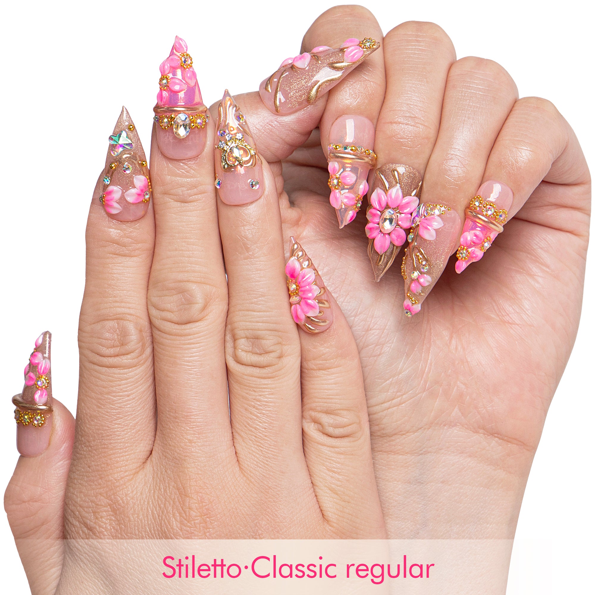 Gilded Rose Handmade Nails H832