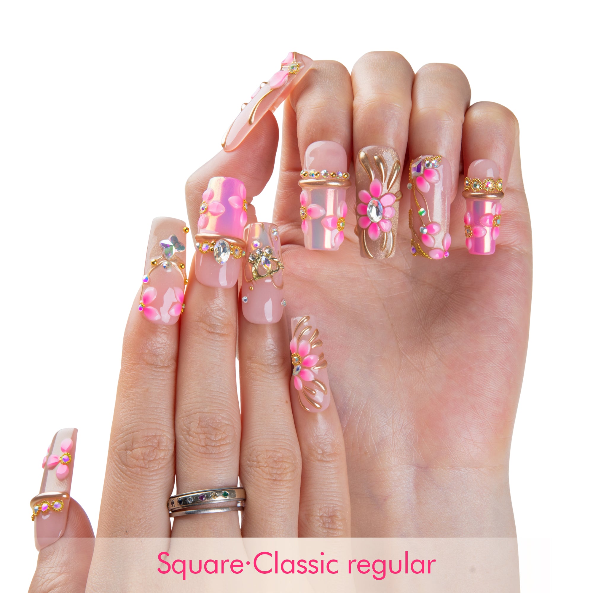 Gilded Rose Handmade Nails H832
