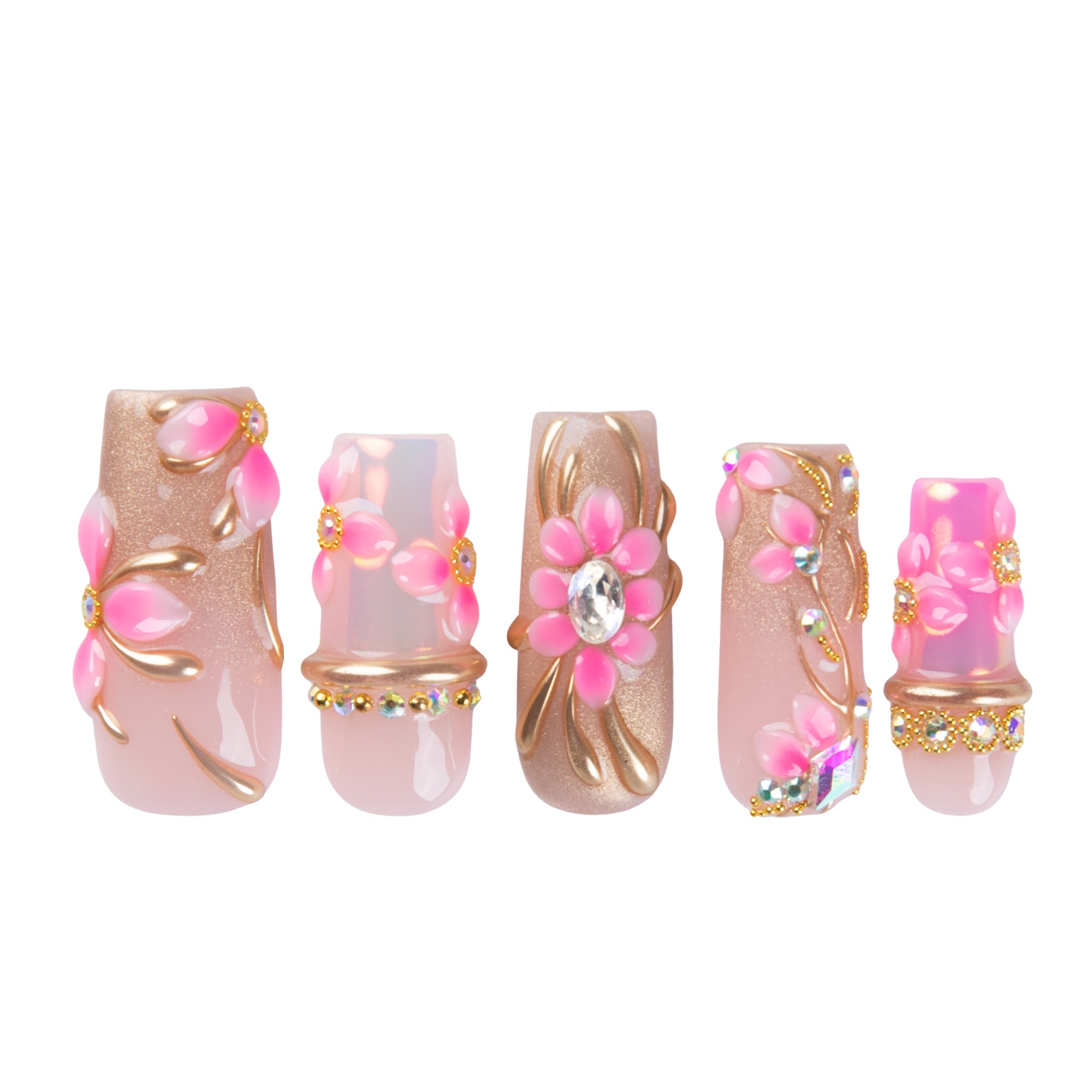 Gilded Rose Handmade Nails H832